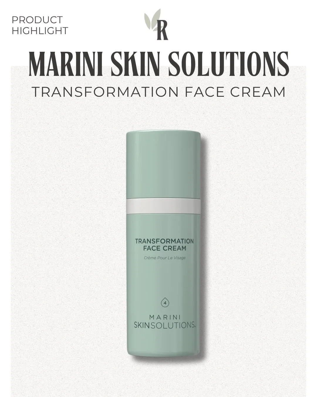 Your sign to upgrade your moisturizer 🤍

Marini Skin Solutions Transformation Face Cream is all about smoother, softer, more hydrated-looking skin. ✨ A daily staple for supporting skin renewal, improving the look of fine lines, and keeping your glow