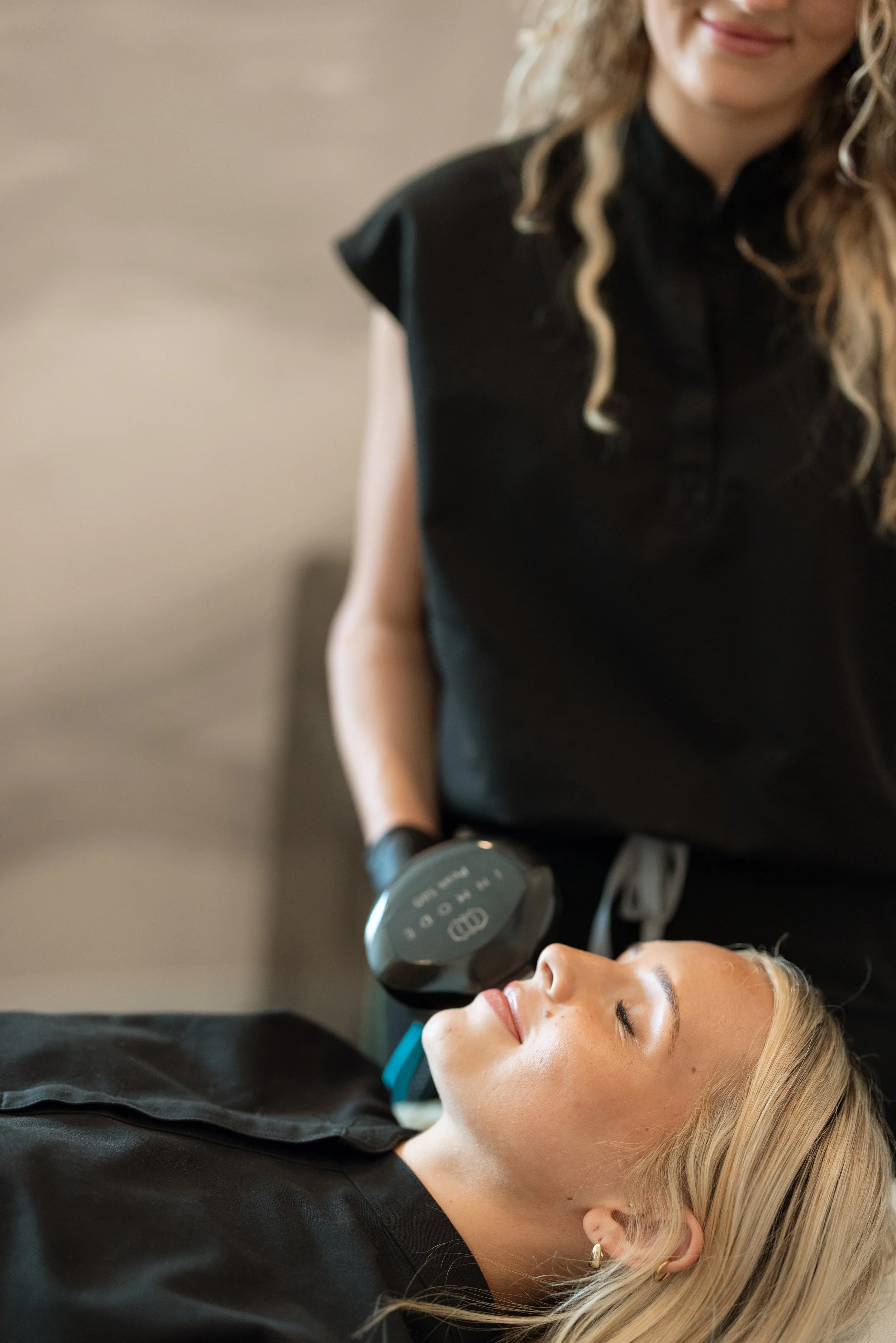 IPL laser therapy at Refined Aesthetics and Wellness in Logan, Utah – targeting sunspots, redness, and uneven skin tone for a clearer complexion.