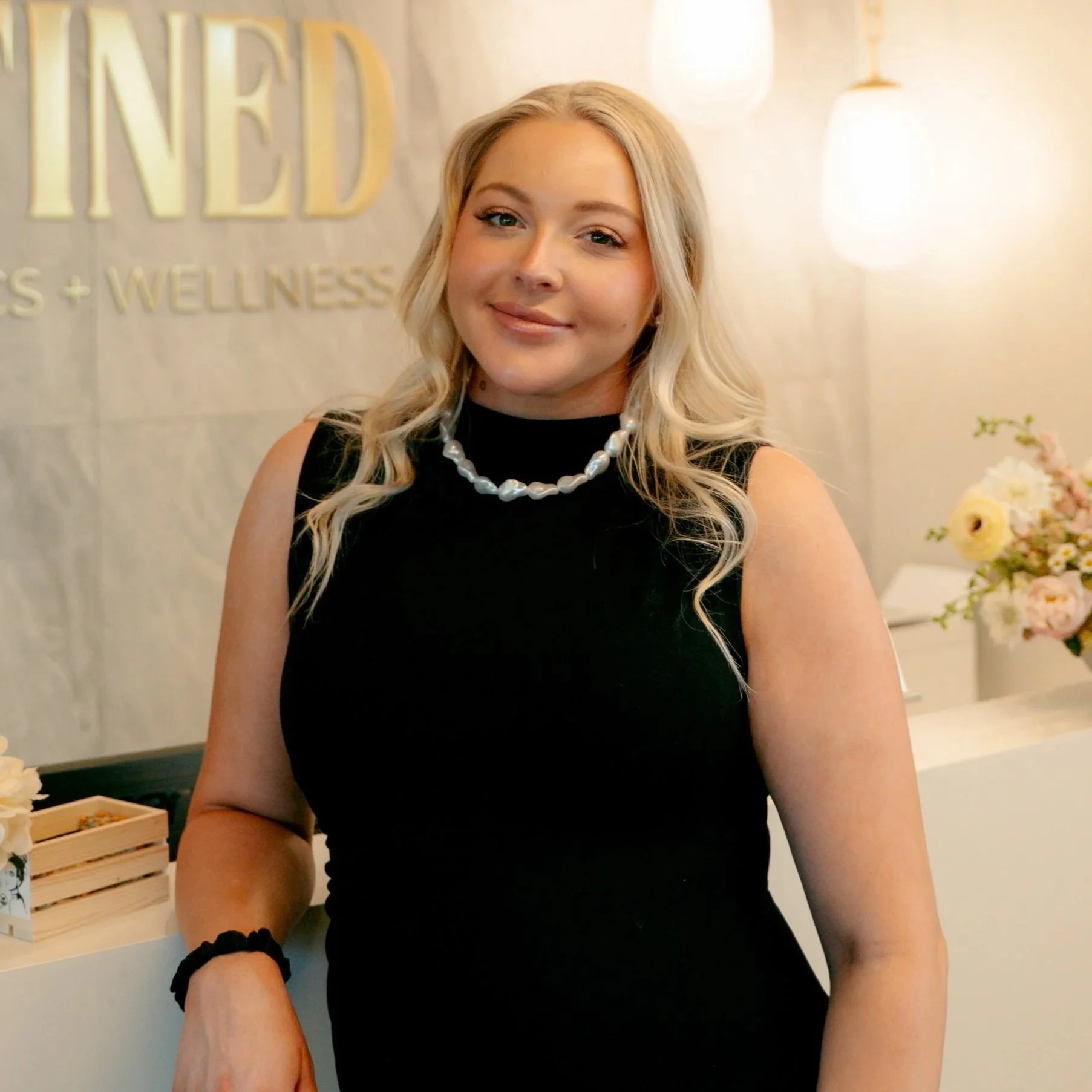 Emma, esthetician at Refined Aesthetics and Wellness in Logan, Utah – expert in advanced skincare, anti-aging facials, and personalized treatment plans