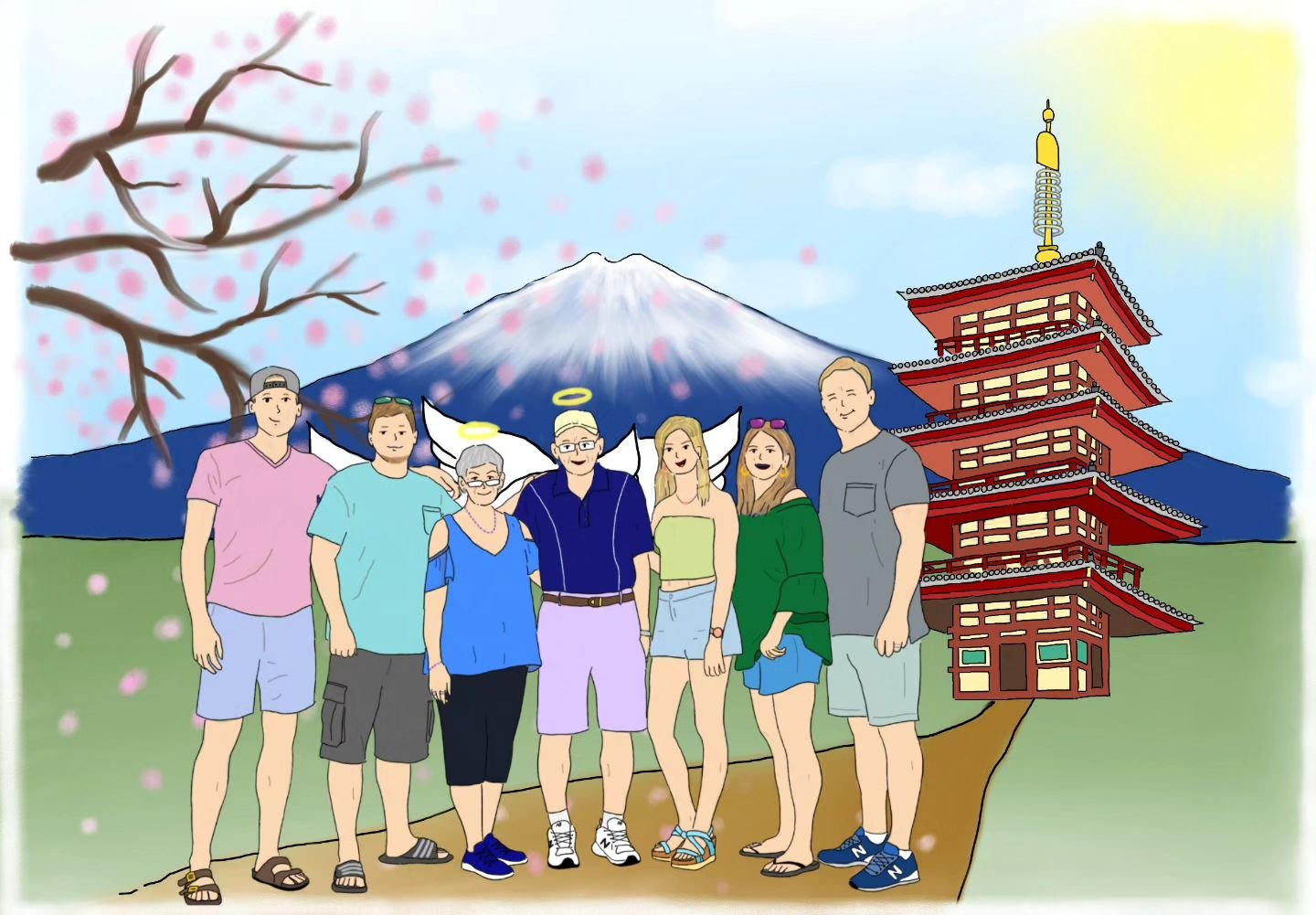 Love you grandma and grandpa! ❤️ 
🎨: @shiuan_325