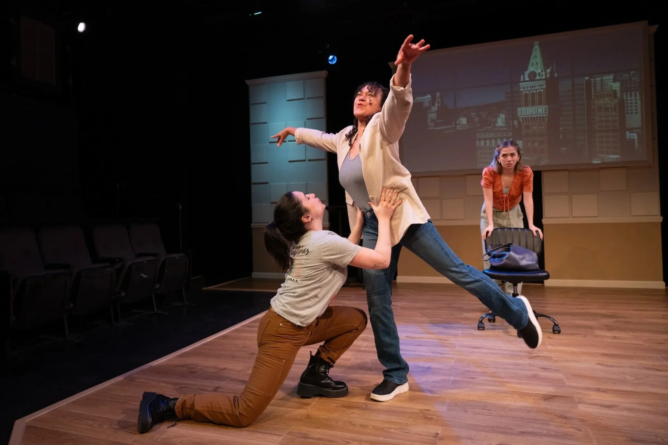 Montana Lampert Hoover, Sylvie Yntema, Lu Chavez, Kitchen Theatre Company
