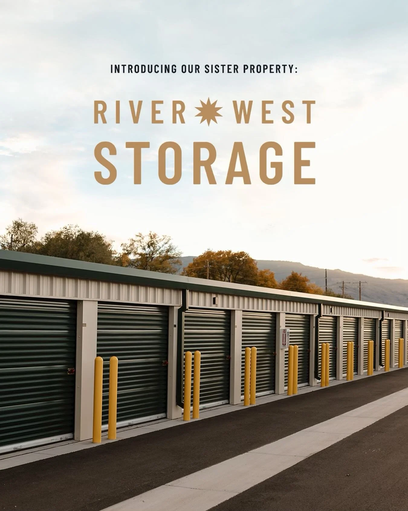 We&rsquo;re excited to introduce our sister property, River West Mini Storage 📦✨

Secure, modern storage just steps from the Truckee River and downtown Reno - built with the same care and attention as River West Resort.

Give them a follow @riverwes