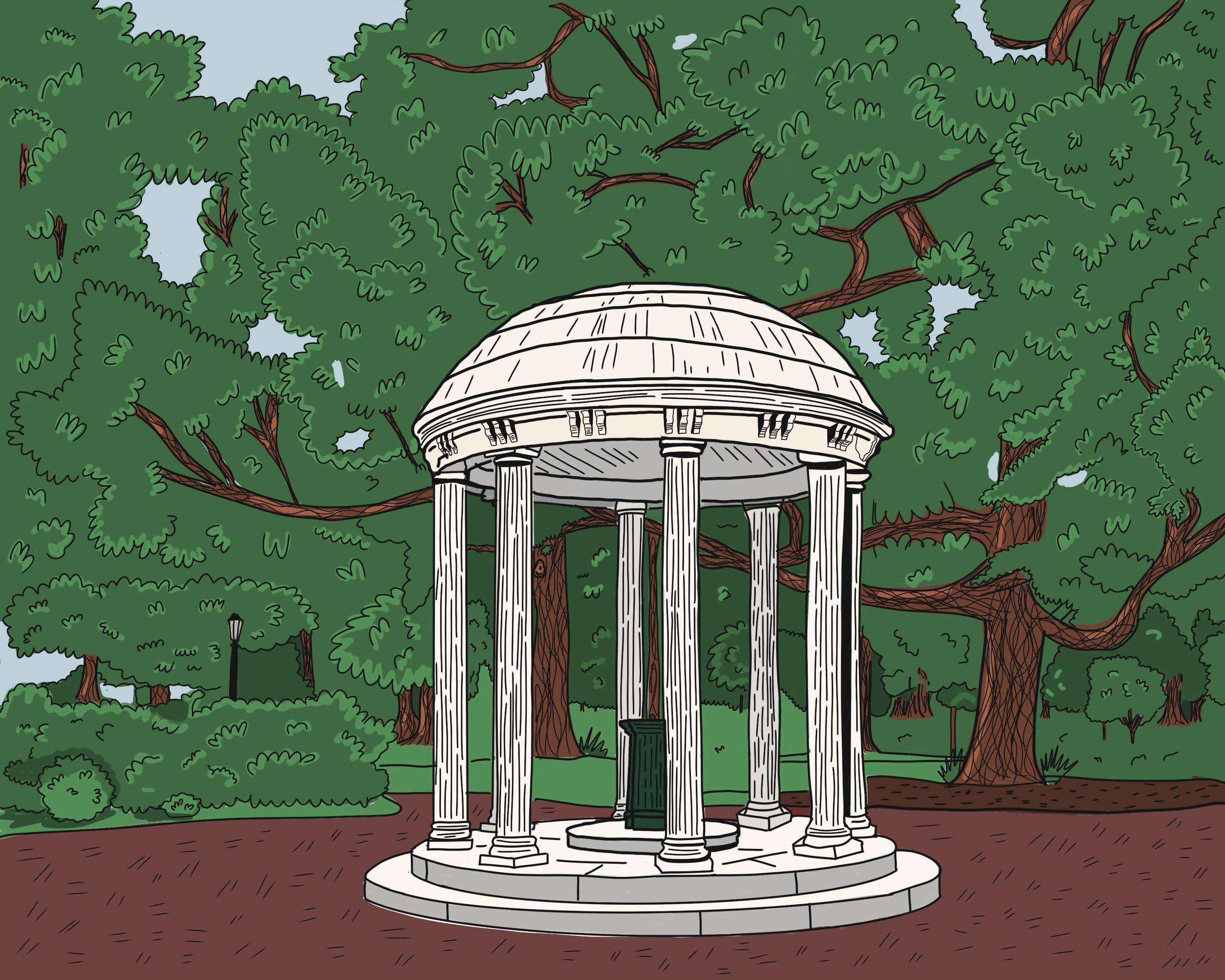 Illustration for Department of Communication at UNC 