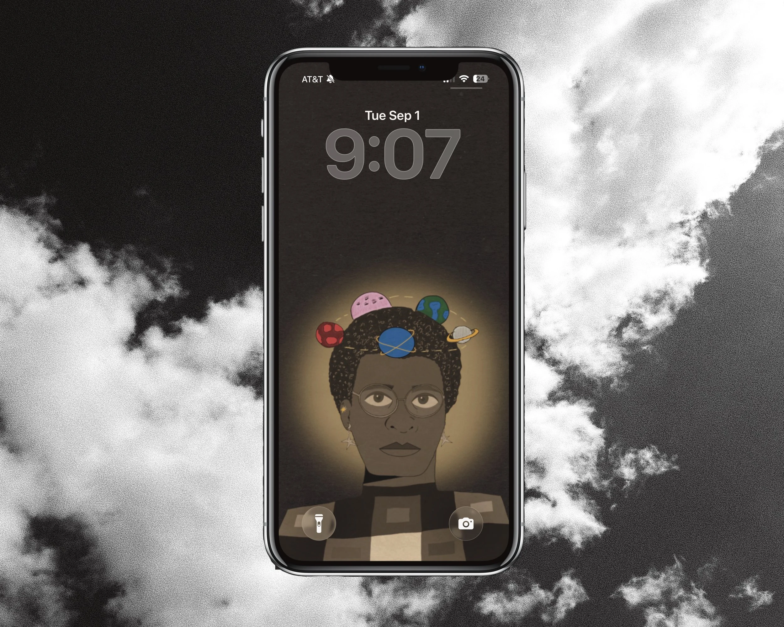 Octavia Butler color wallpaper