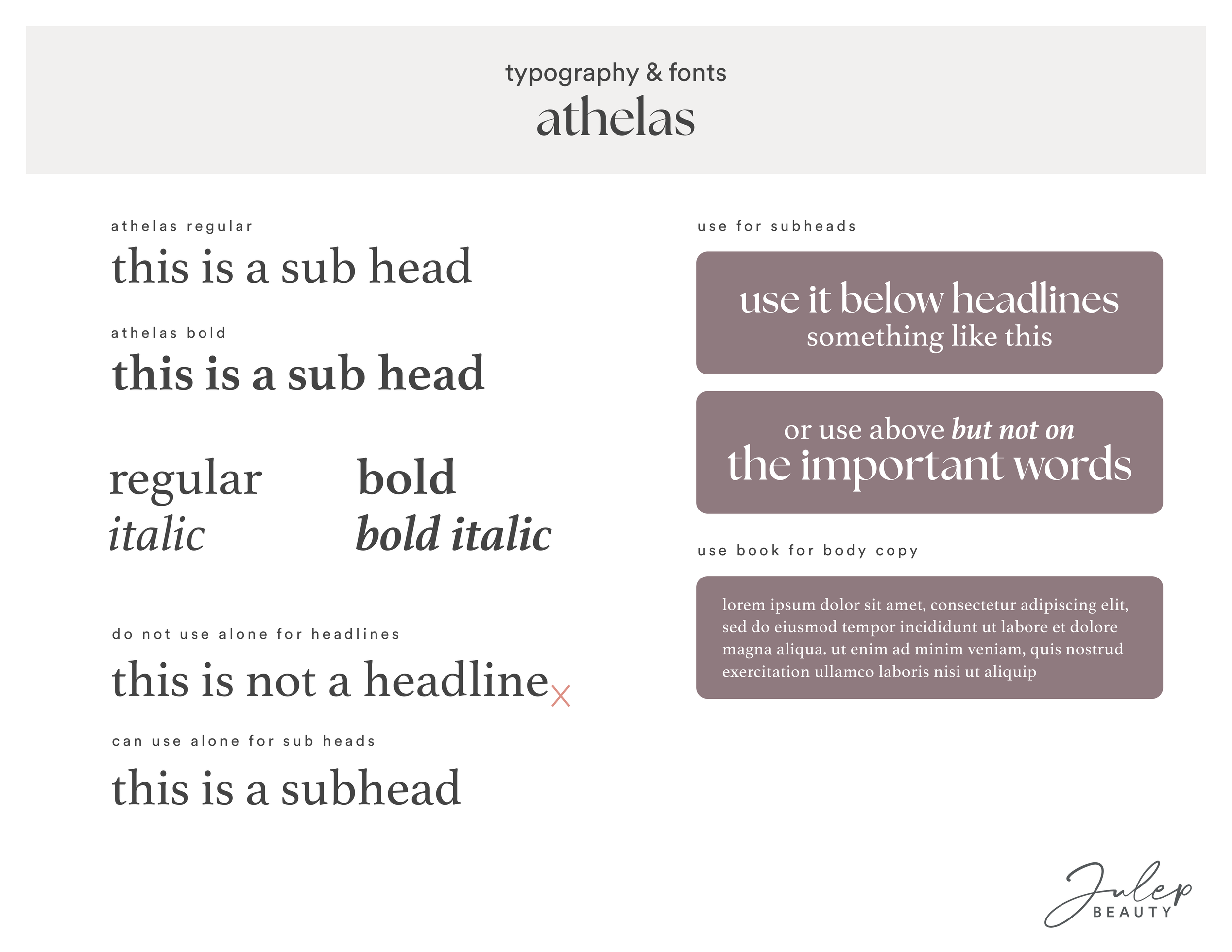 8 Julep Brand Guide - Typography athelas.png