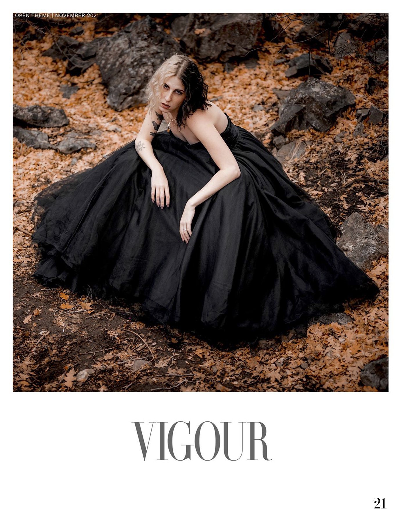 Vigour Magazine Feature Page