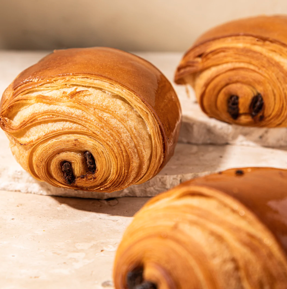 Chocolate croissant making class