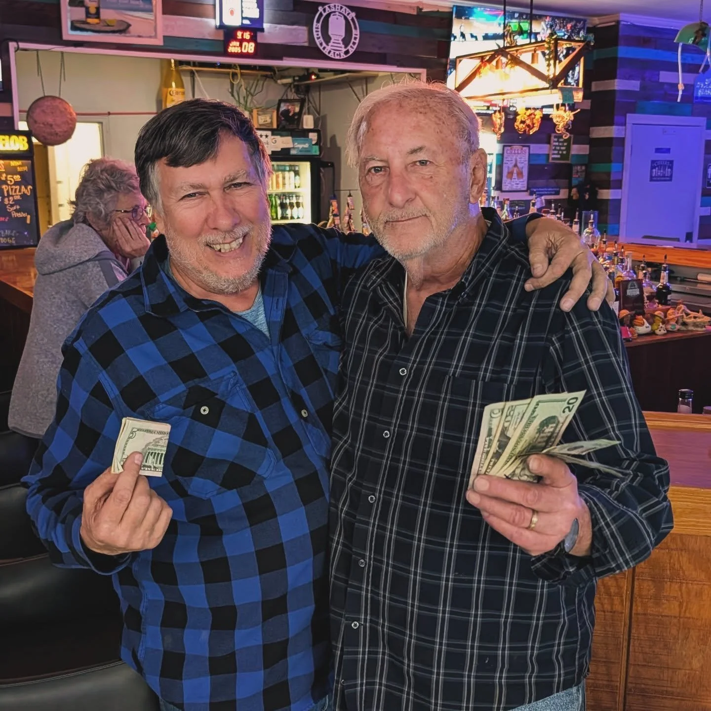 Say congrats to our weekly tournament winner Carey and second place winner Don!