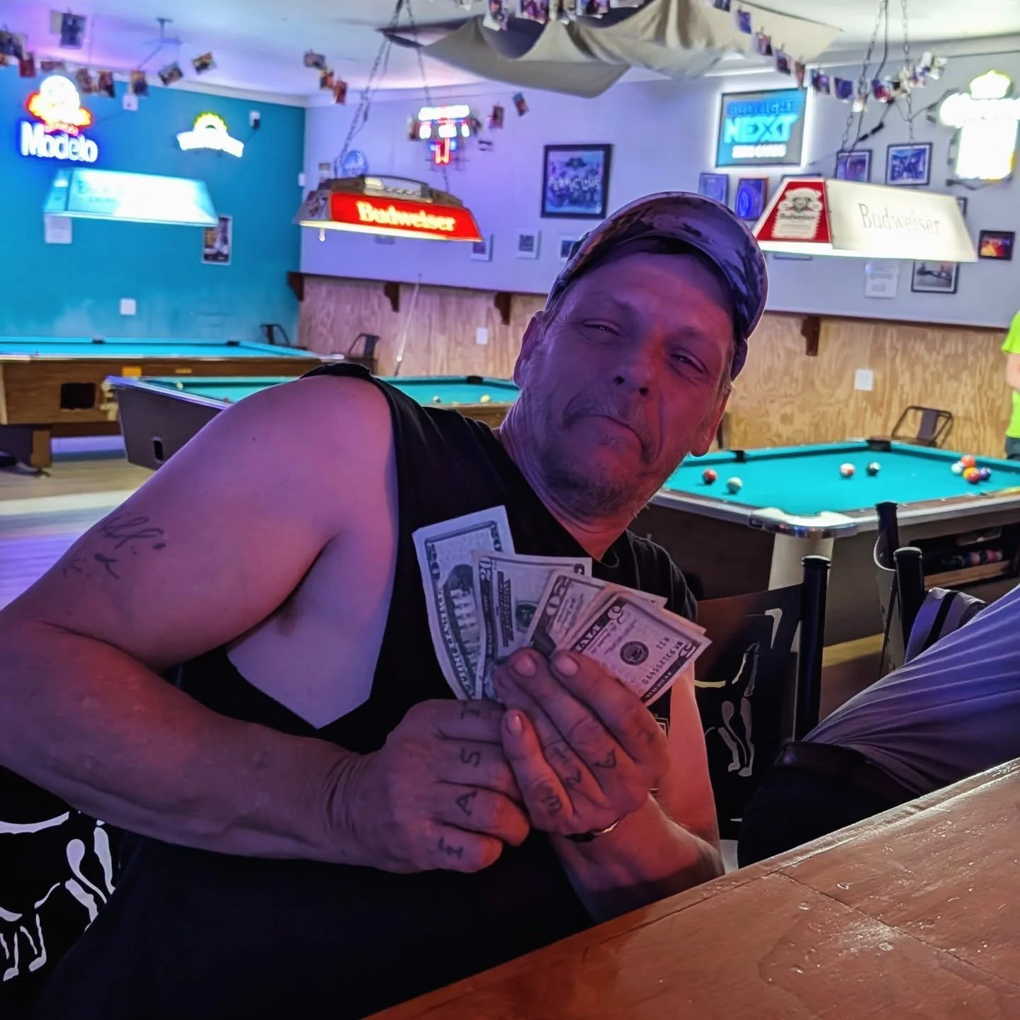 Congratulations to Bill our Wednesday night pool tournament winner !