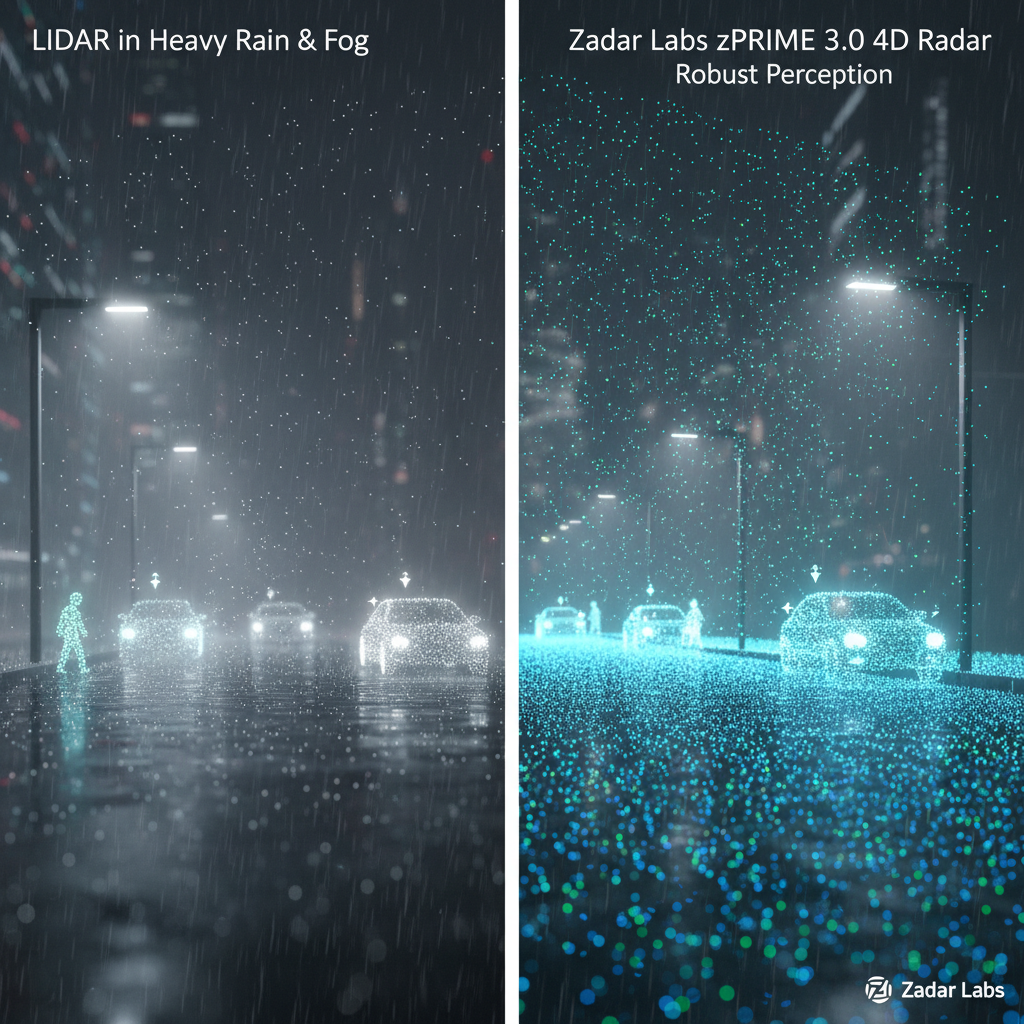 Radar vs. LiDAR: Unpacking the All-Weather Sensing Advantage