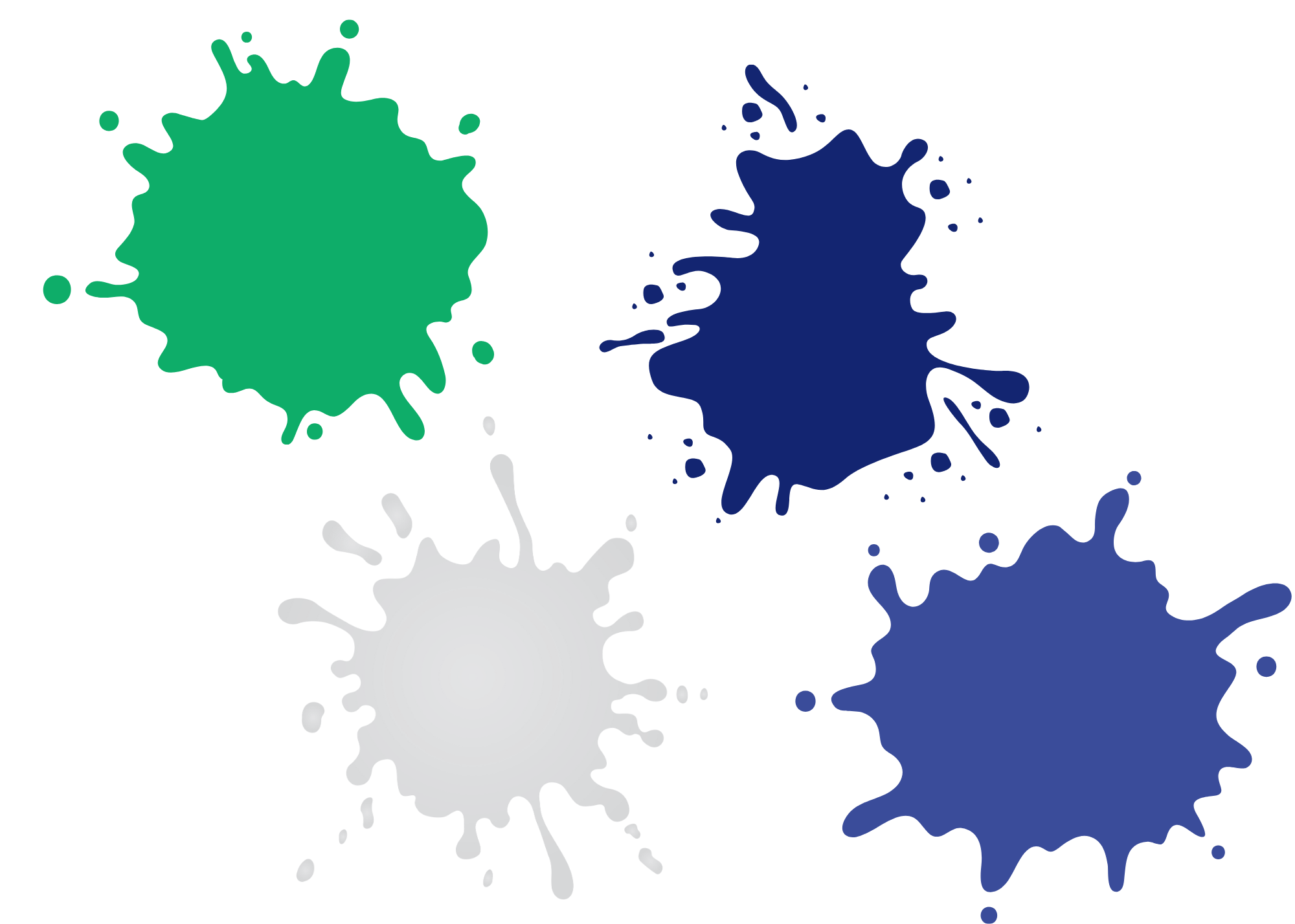 Brand color palette for Quantek Instruments website showing professional blue, green, and gray color scheme