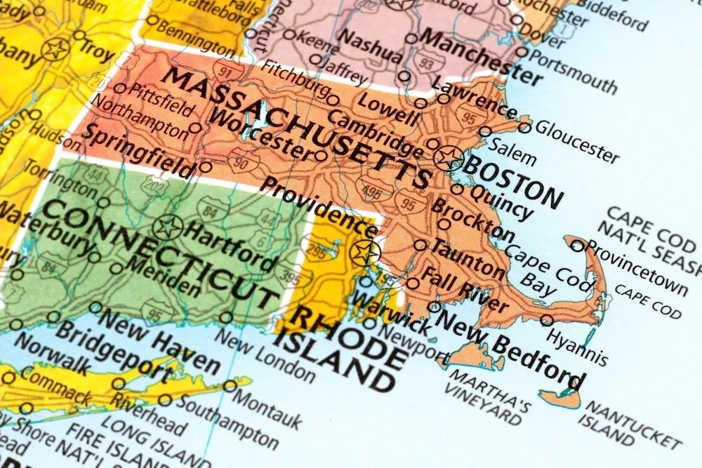 Map of Massachusetts demonstrating the importance of local search ranking.