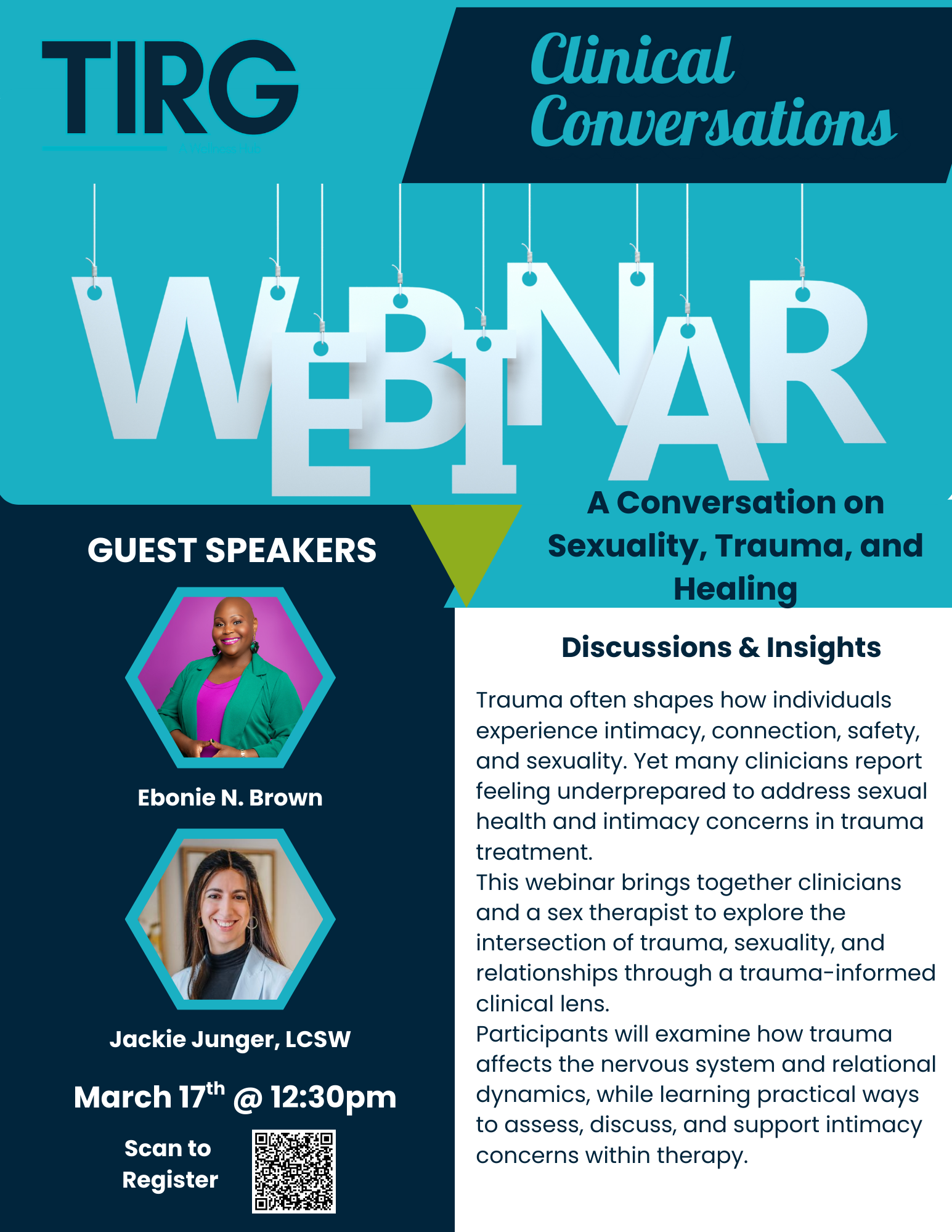 Clinical Conversations Webinar: Sexuality, Trauma, & Healing