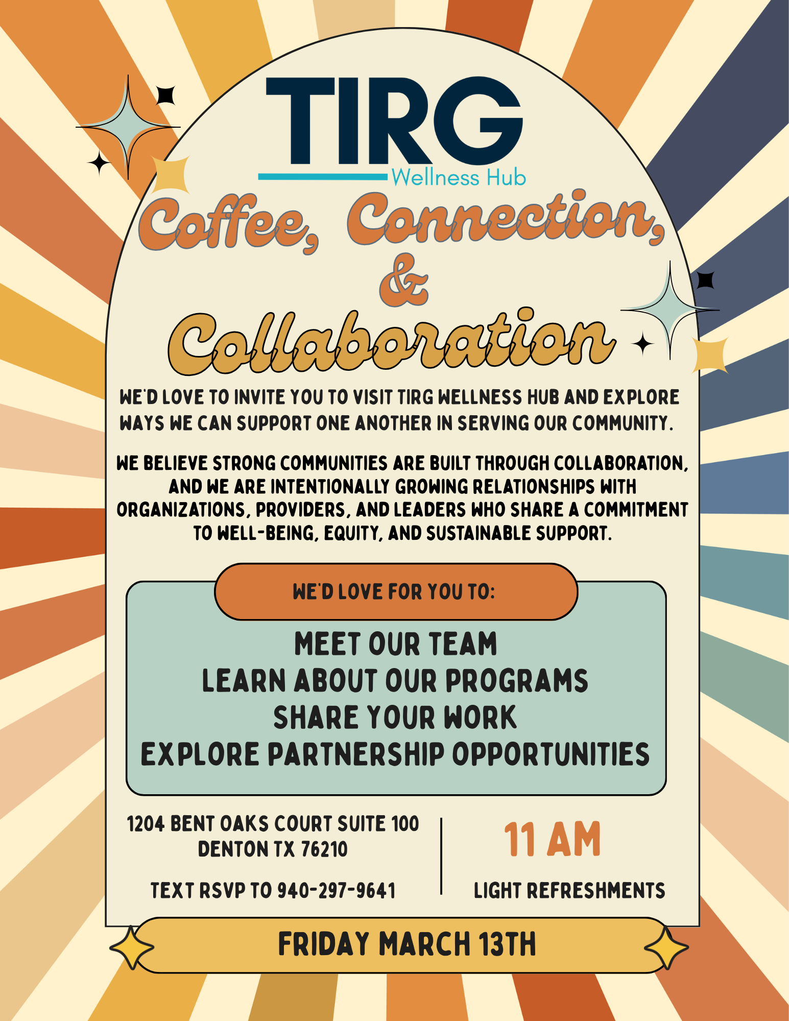 Coffee, Connection, & Collaboration