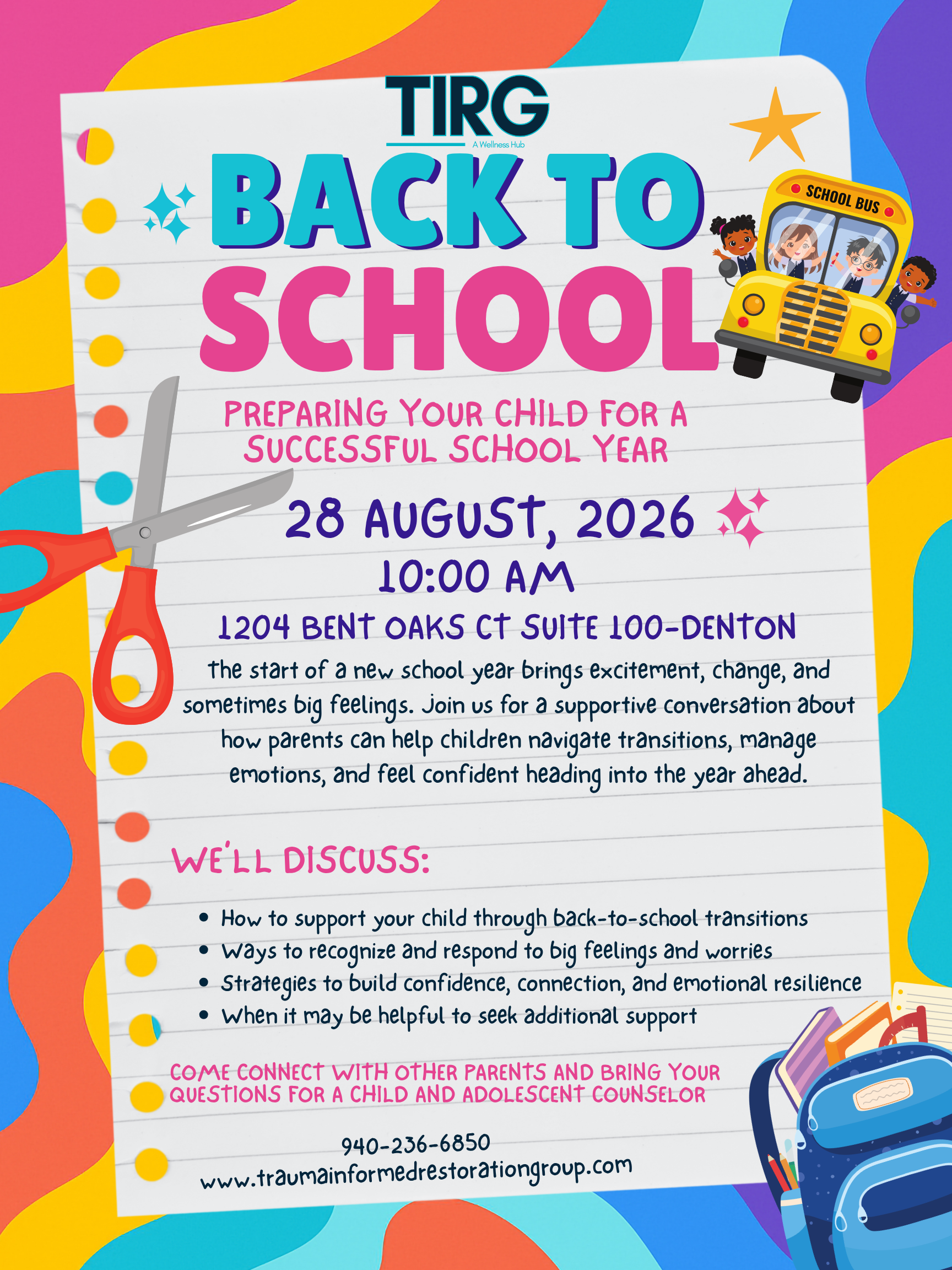 Back to School Event