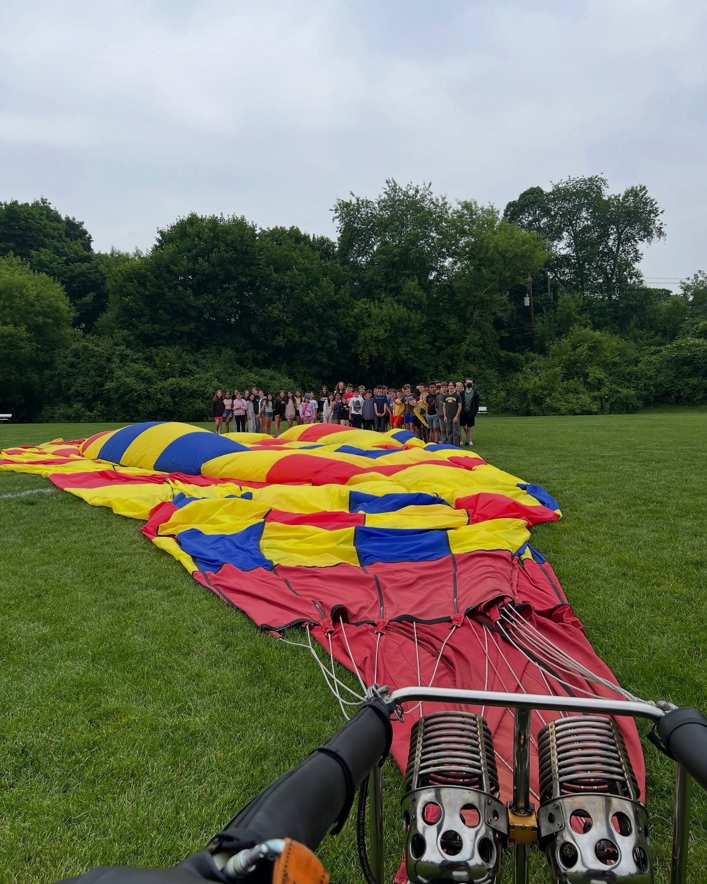 We visited 5th and 6th graders at Birmingham Covington School yesterday to teach them about hot air balloons as part of their science unit on flight! @birminghampublicschoolsnews @bcs.cobras