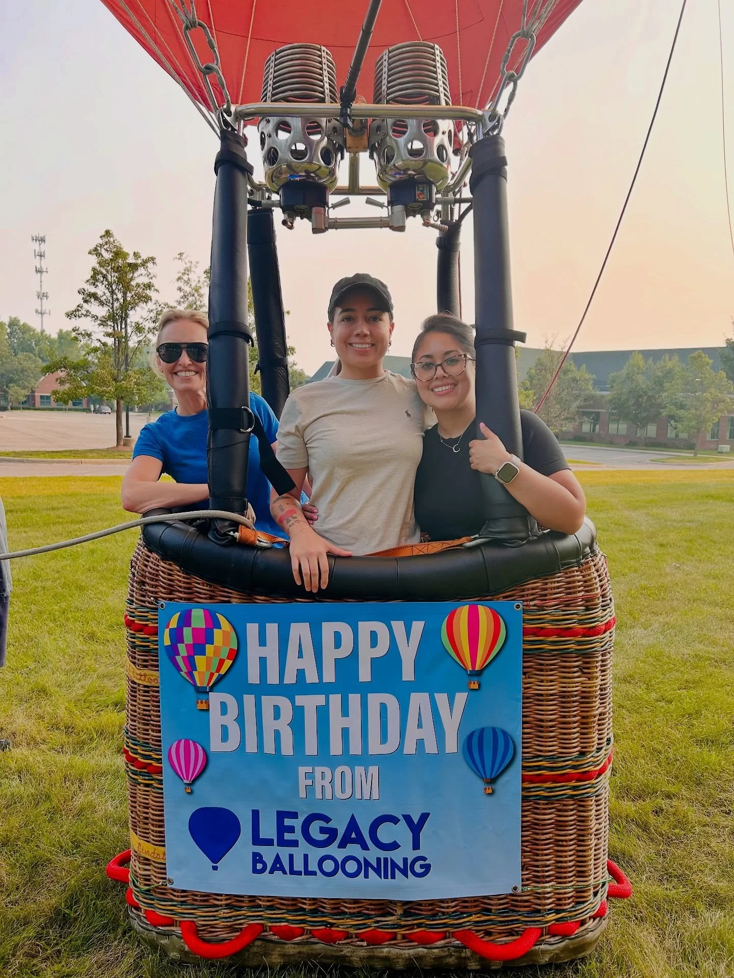 We celebrated another birthday tonight with a beautiful flight over Milford and Brighton. We flew over a few lakes, landed in a neighborhood, and made some new friends who helped us pack up. It was a great way to wrap up a wonderful weekend!