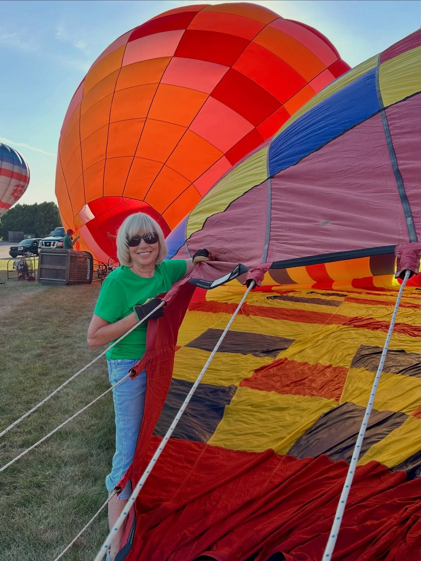 Meet my mom Lynn, who has been part of the ballooning community for 50 years. She started crewing in 1975 when my dad got his pilot&rsquo;s license, and she never stopped. Five decades later, she&rsquo;s still out in the field at every flight and eve
