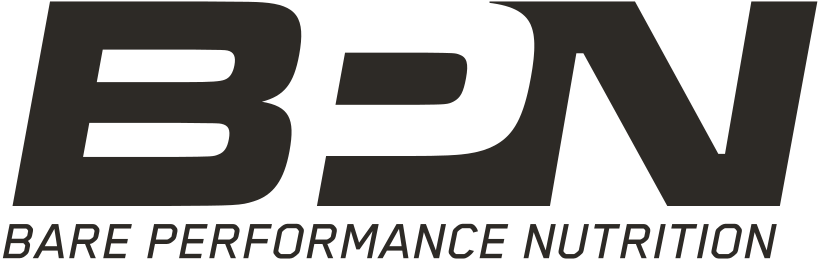 Black logo with large letters 'BPN' and the text 'Bare Performance Nutrition' beneath.