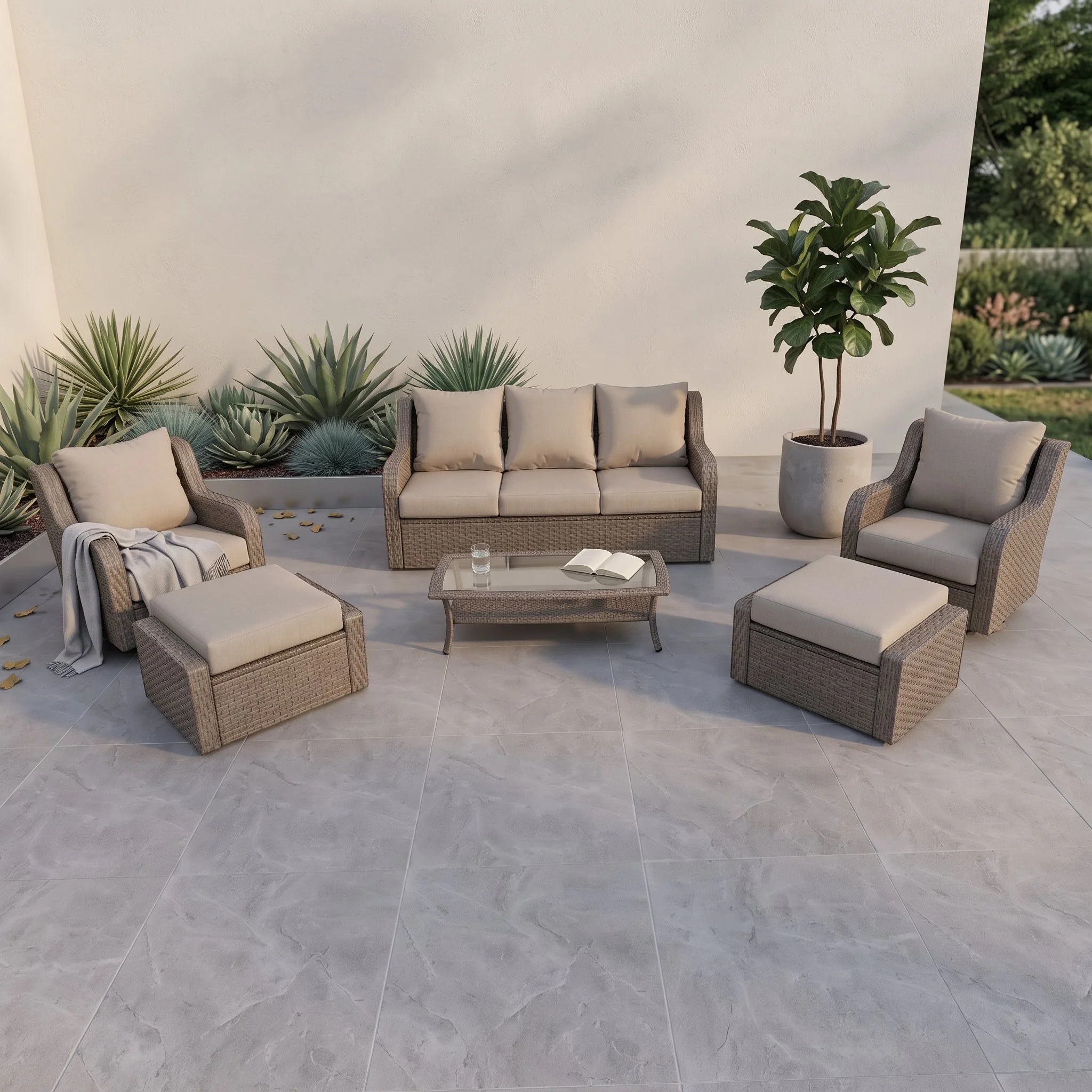 Bardane Patio Conversation Set / SKU# CM-0028 / 10 Stocks / $875.64 DDP
