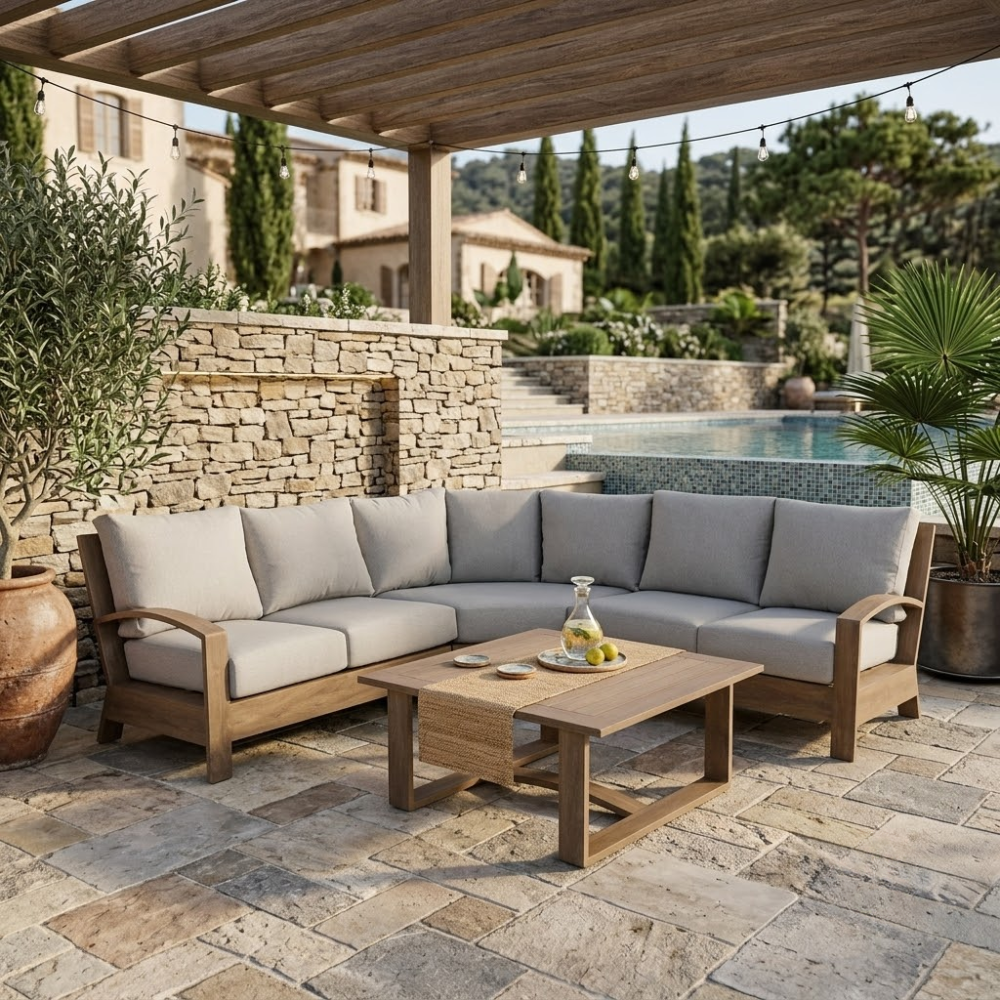 Beaufort Curved Sectional Conversation Set