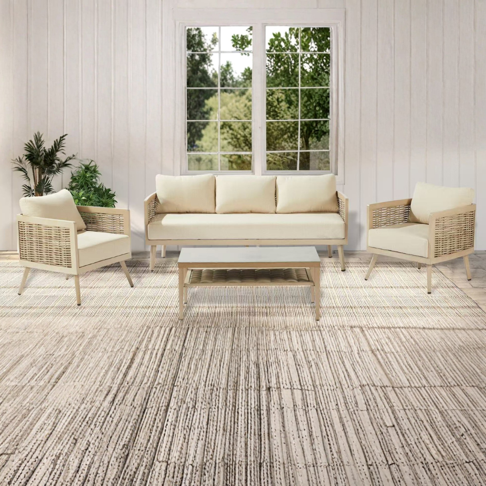 Coral Isle 4-Piece Seating Set / SKU: LR0525-21 / 72 SETS / $730 DDP
