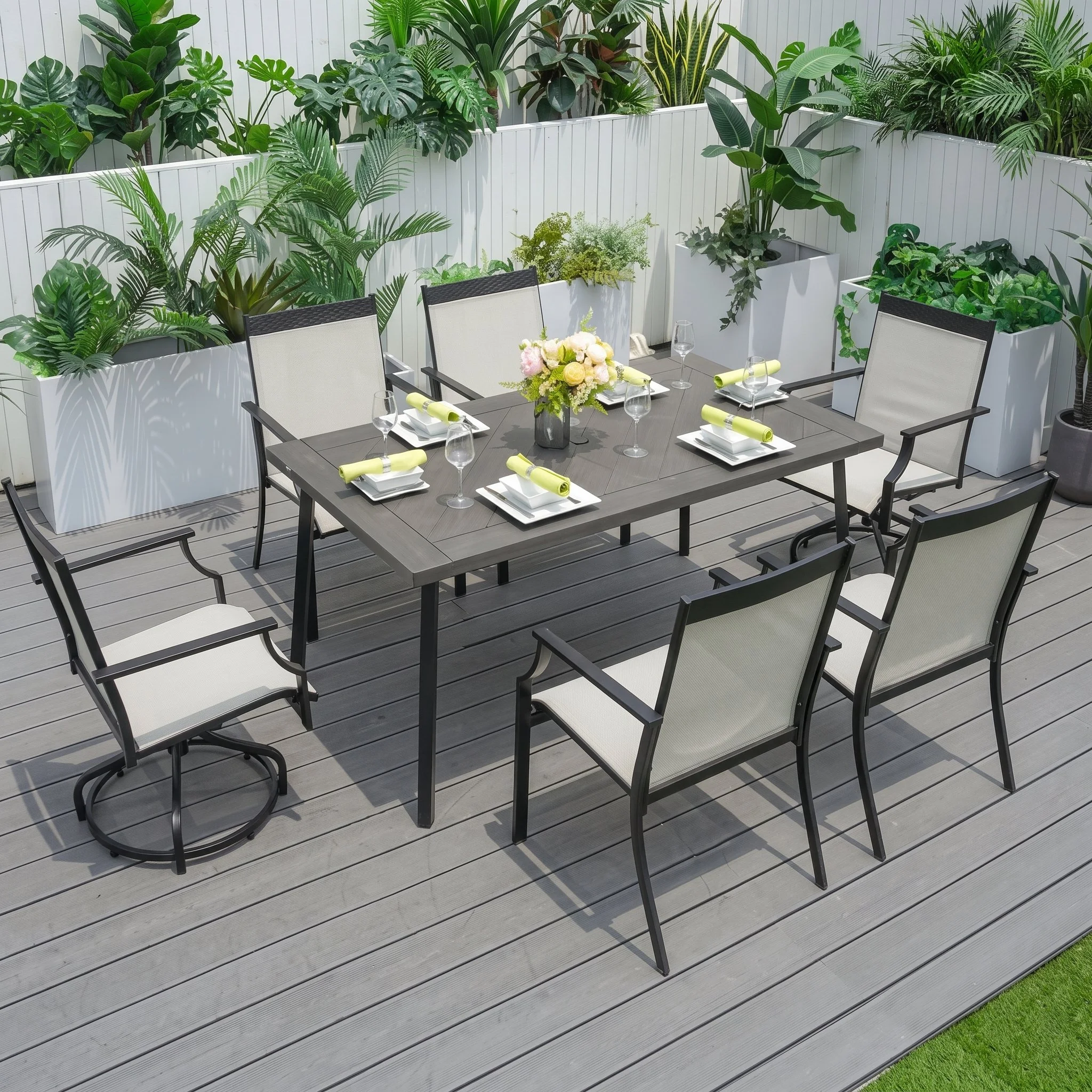 7-Piece Outdoor Dining Set / SKU: PAD-2465 / 32 Stock / $468 FOB LA