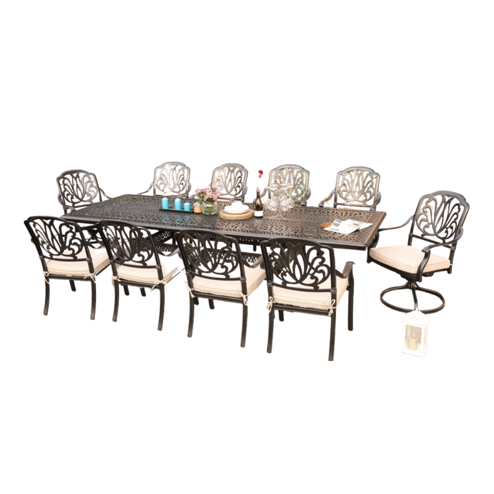 New Geneva 9-Piece Rectangular Dining Set