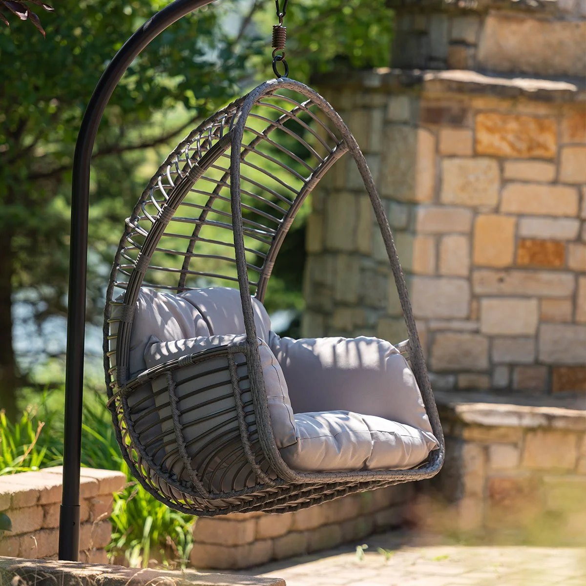 ENJOY THE FALL WEATHER IN YOUR PATIO BASKET CHAIR