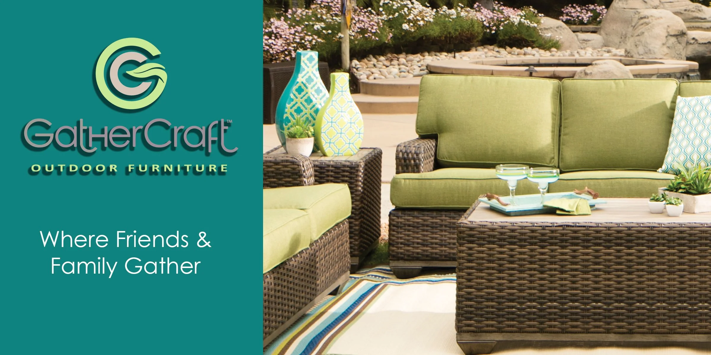 GREEN IS A REFRESHING AND AMAZING COLOR FOR YOUR PATIO FURNITURE!