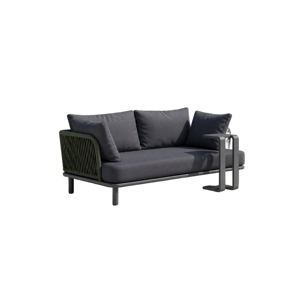 Daybed-Aluminum frame, powder coating finish,rope weaving with olefin cushions.KD design / SKU: F30US-14 / 16 Sets / $861.00 FOB CA