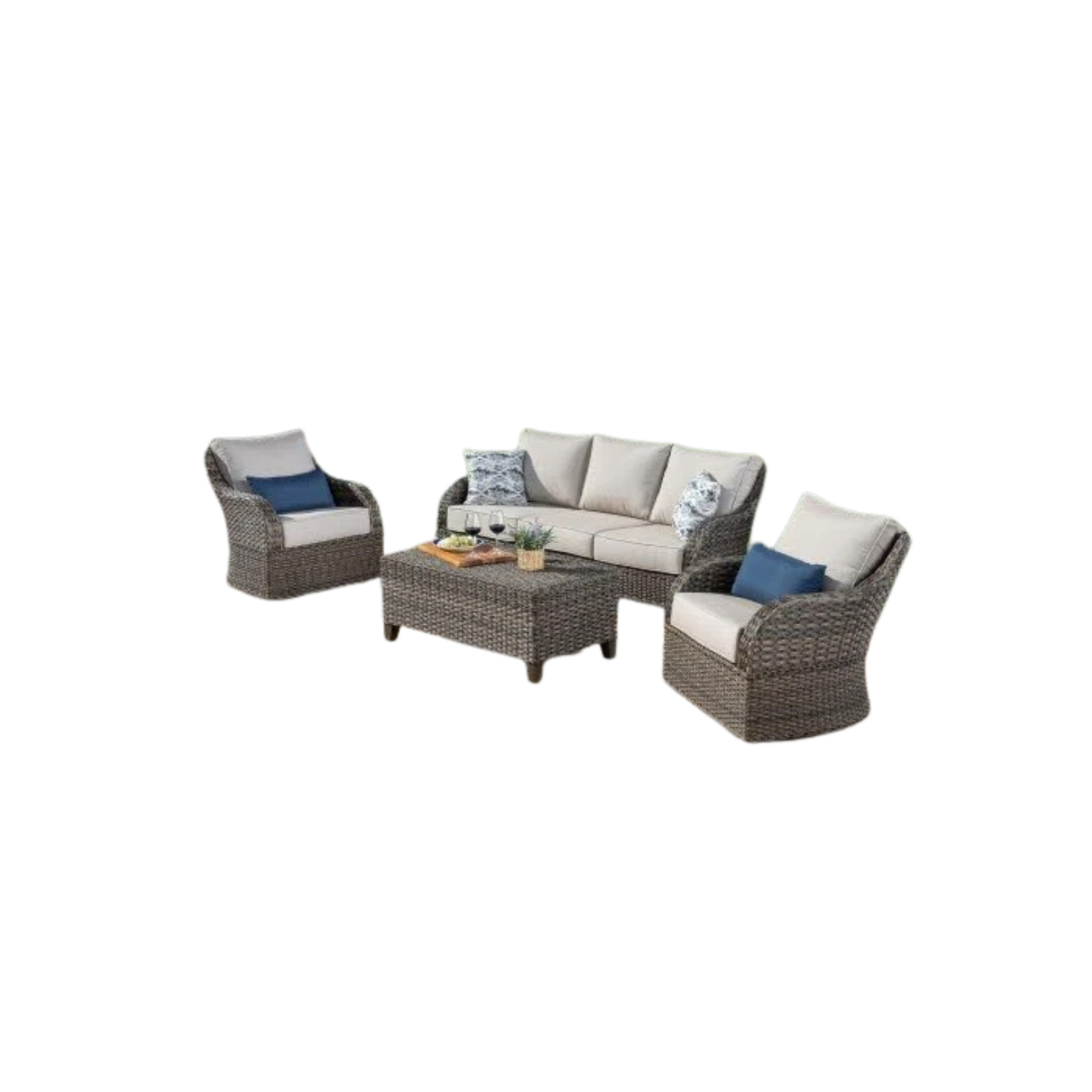 Westlake 4-Piece Swivel Seating Set