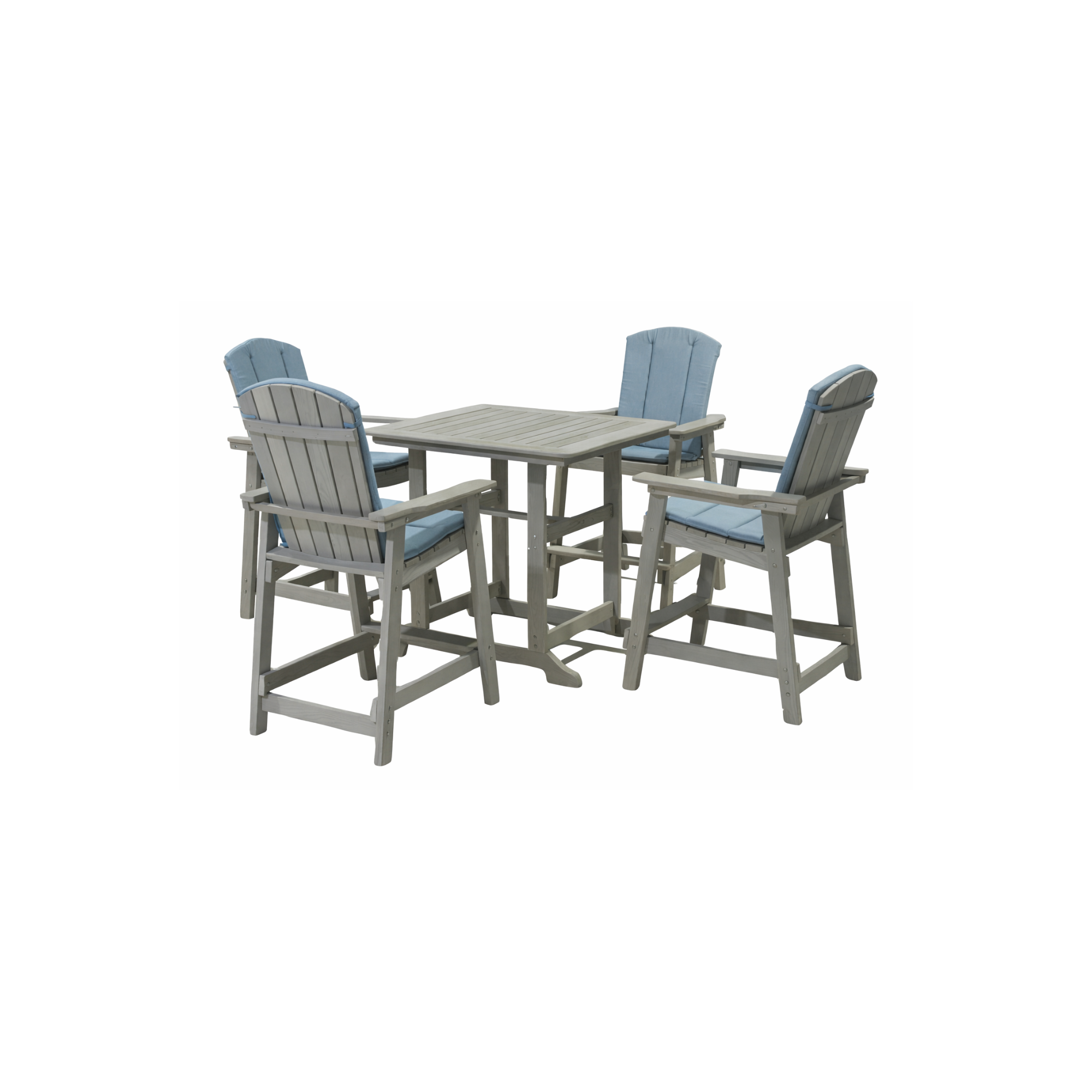 HDPE Adirondack 5 Piece Counter-Height Dining Set