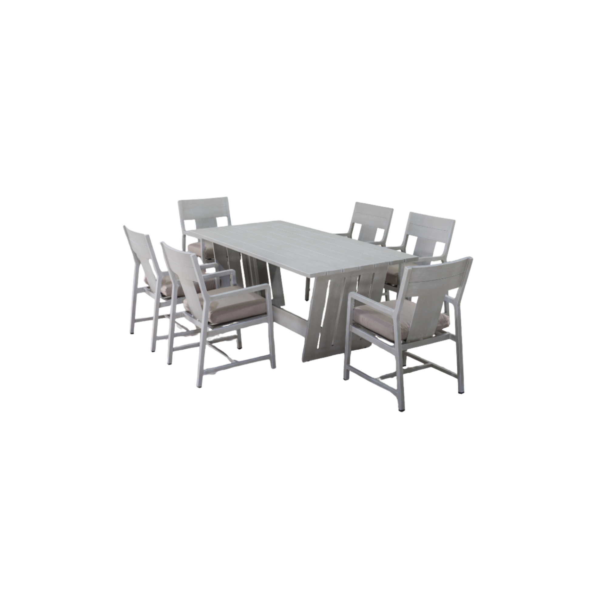Belmont 7-Piece Aluminum Dining Set