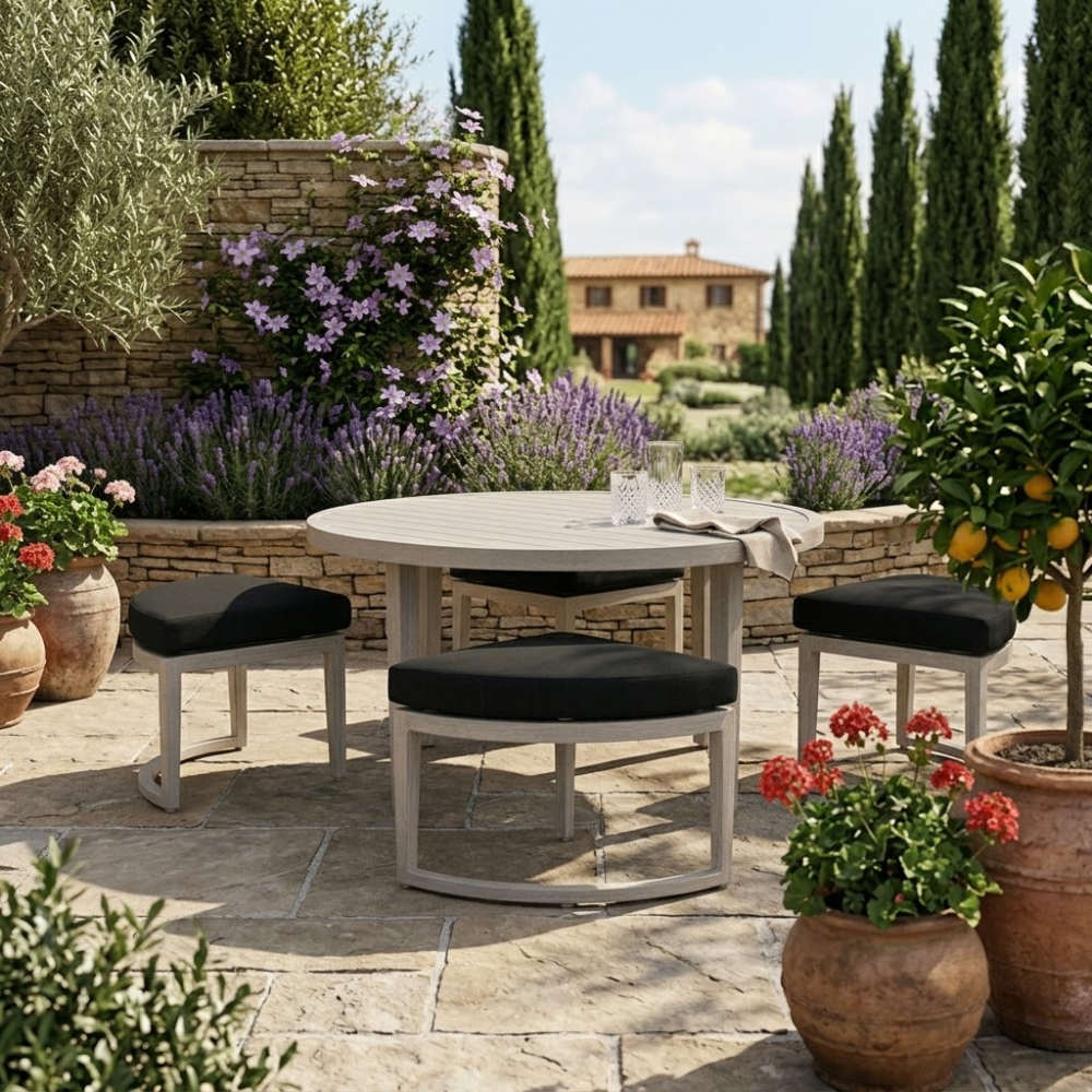 Portland 5-Piece Outdoor Dining Set