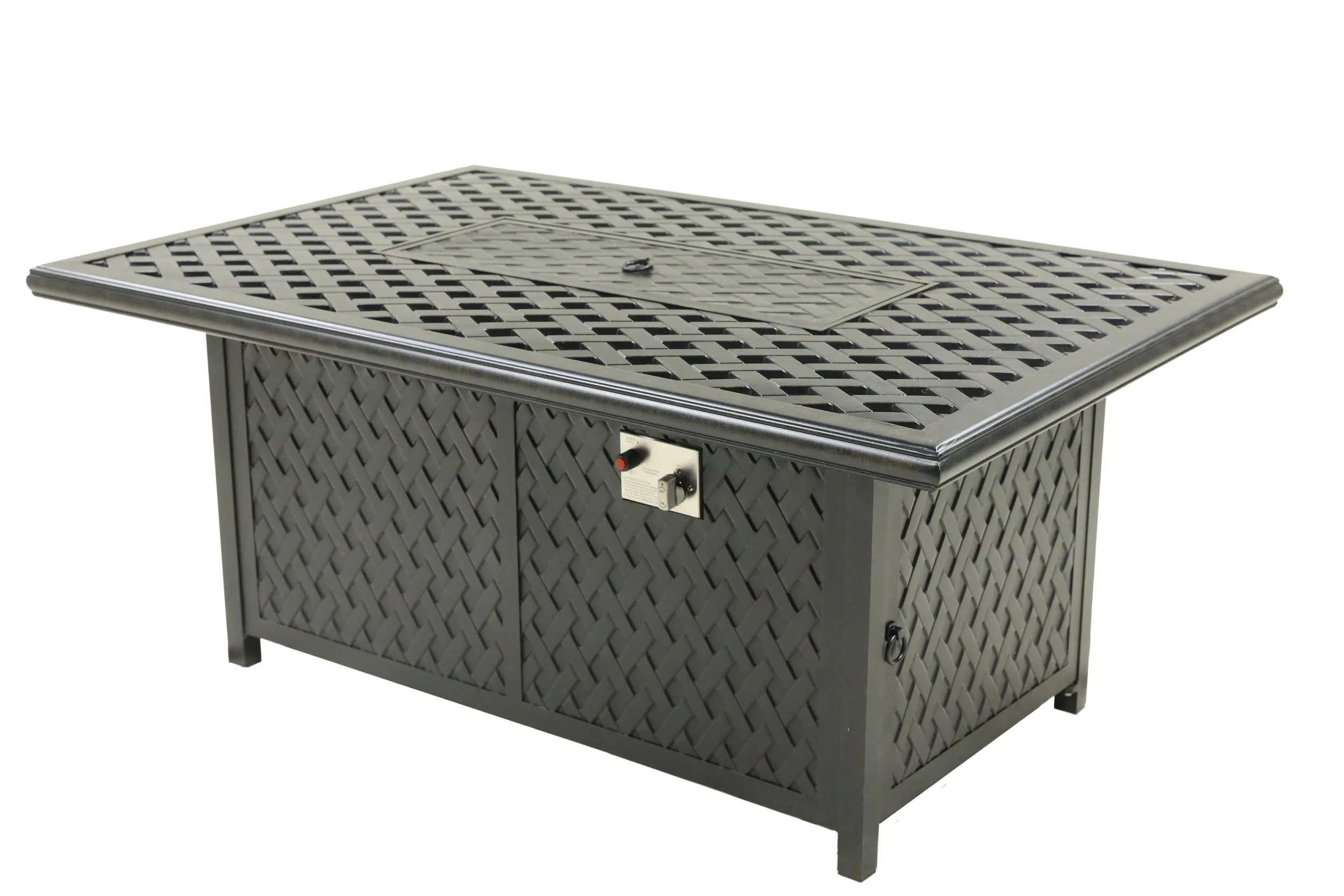 36x56 Inch Rectangle Chat High Gas Fire Pit