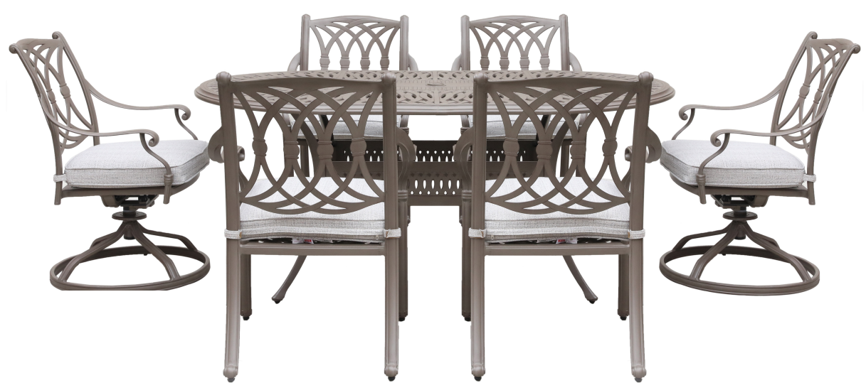 Montreal 7-Piece Oval Dining Set