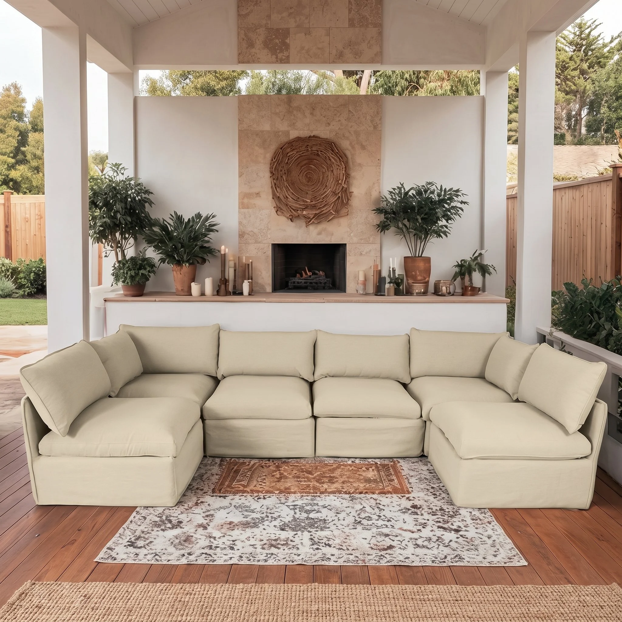 Simon 6-Piece Modular Sectional Sofa / SKU# CM-0060 / 11 Stocks / $934.06 DDP