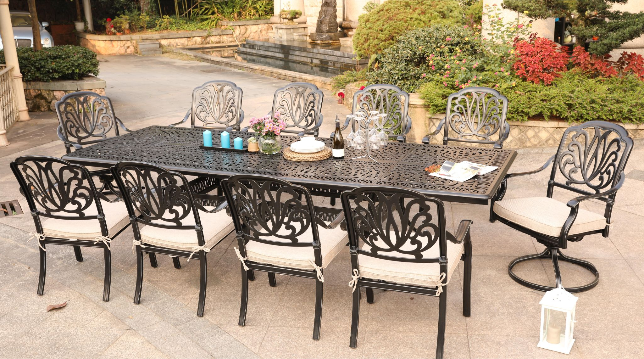 New Geneva 9-Piece Rectangular Dining Set