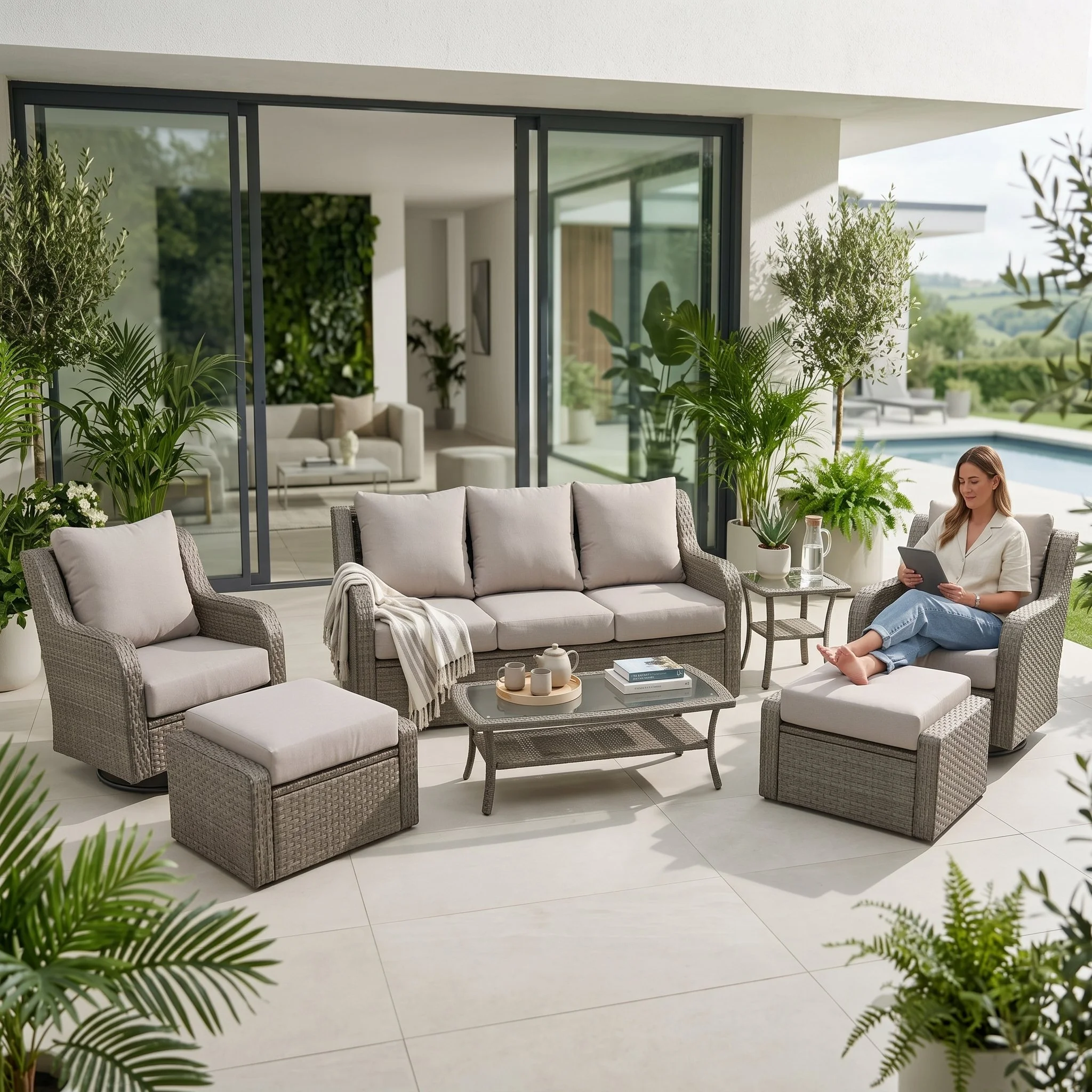 Bardane Patio Set / SKU# CM-0024 / 10 Stocks / $913.80 DDP