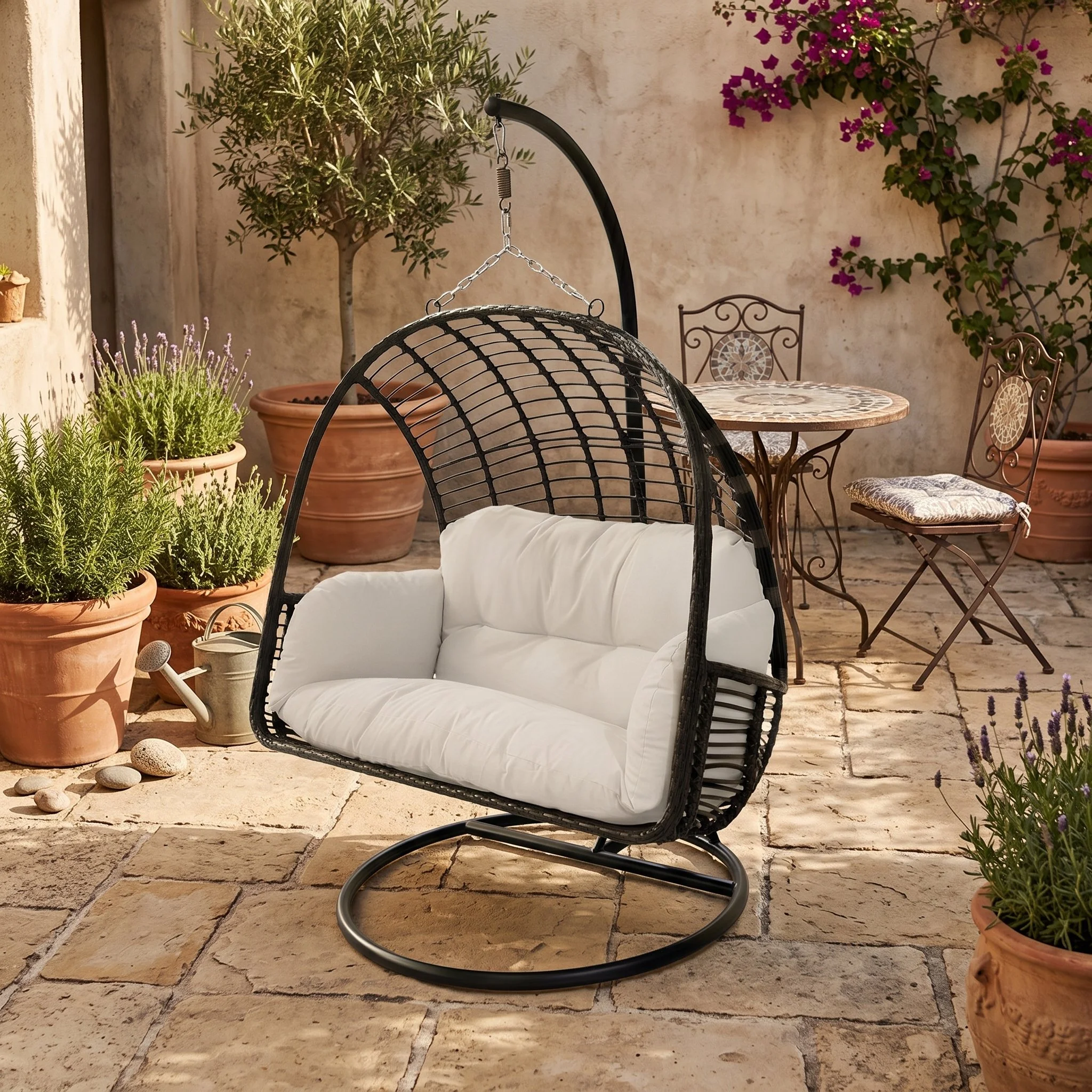 Double Basket Chair Cushion