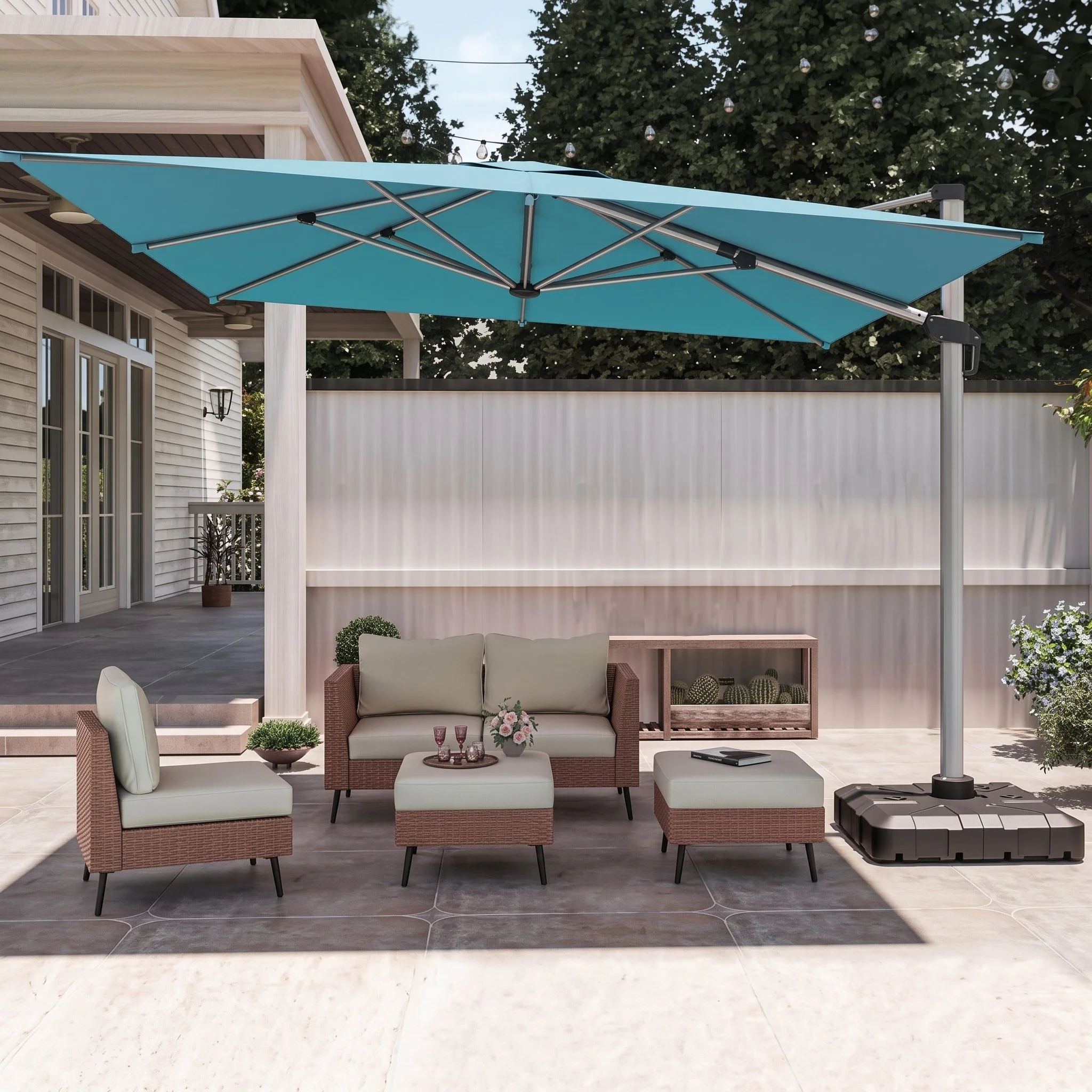11 × 11 FT Cantilever Patio Umbrella / Model 05 / 83 Stocks / $168 FOB LA