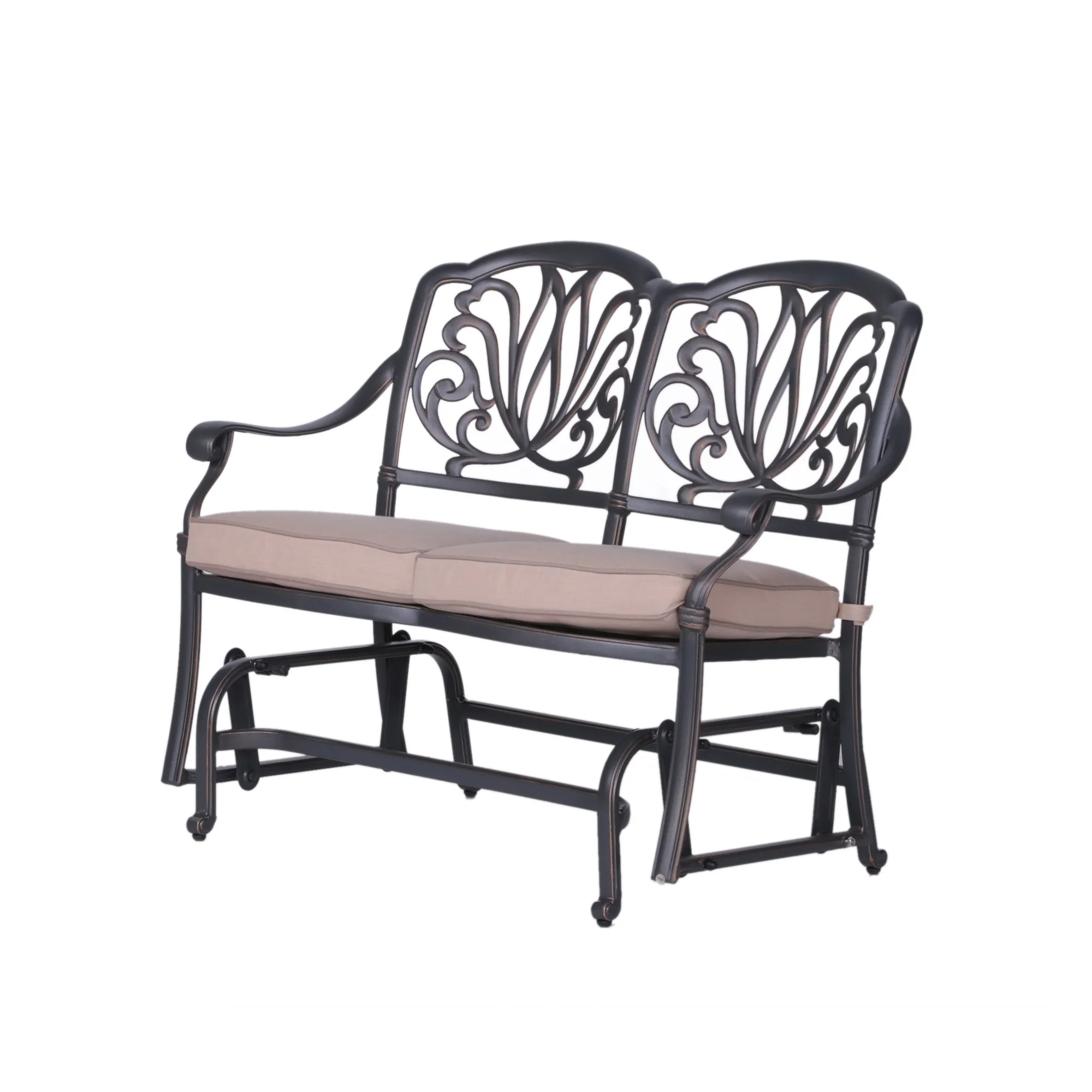 Geneva Bench Glider with Cushion