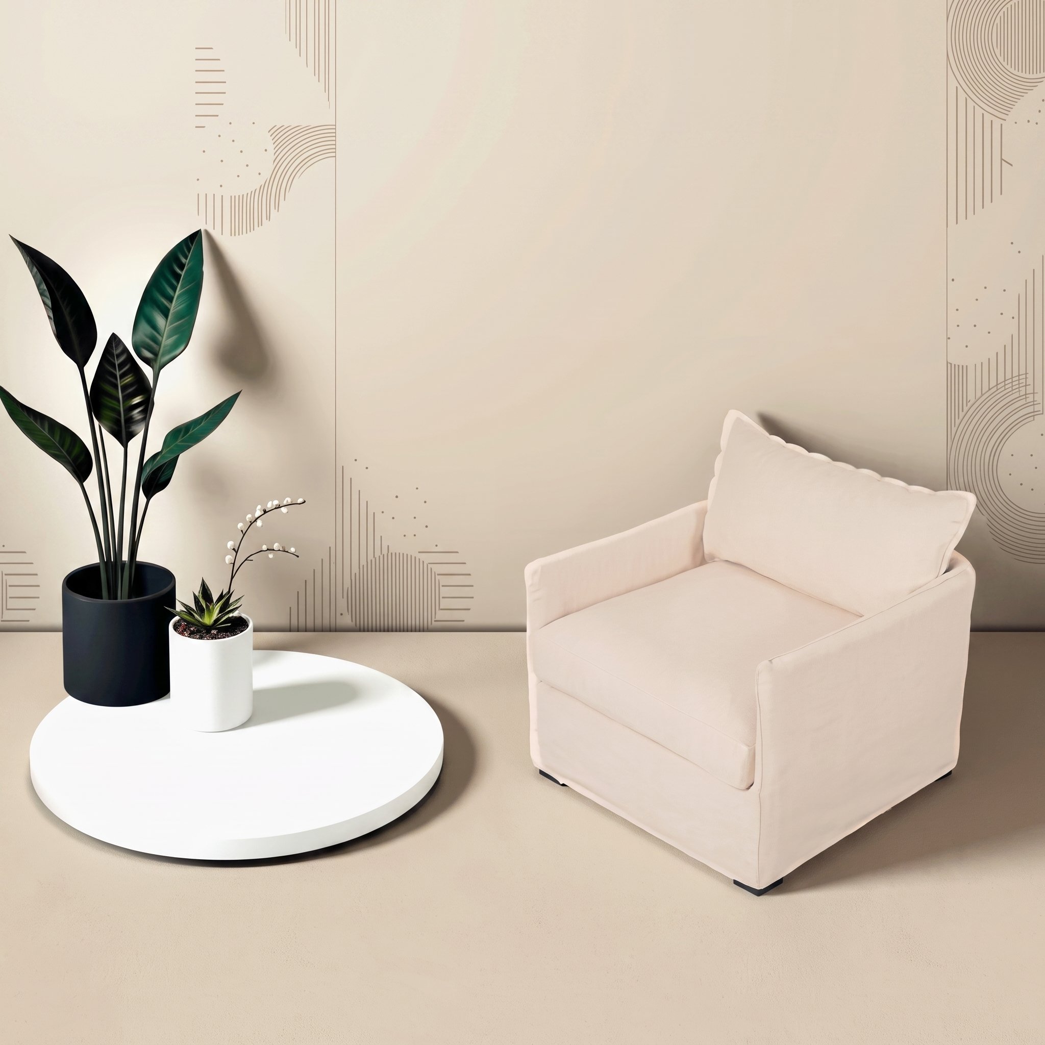Simon Club Chair / SKU: CM-0085 - 717623838759 / 18 Stock / $191.53 DDP