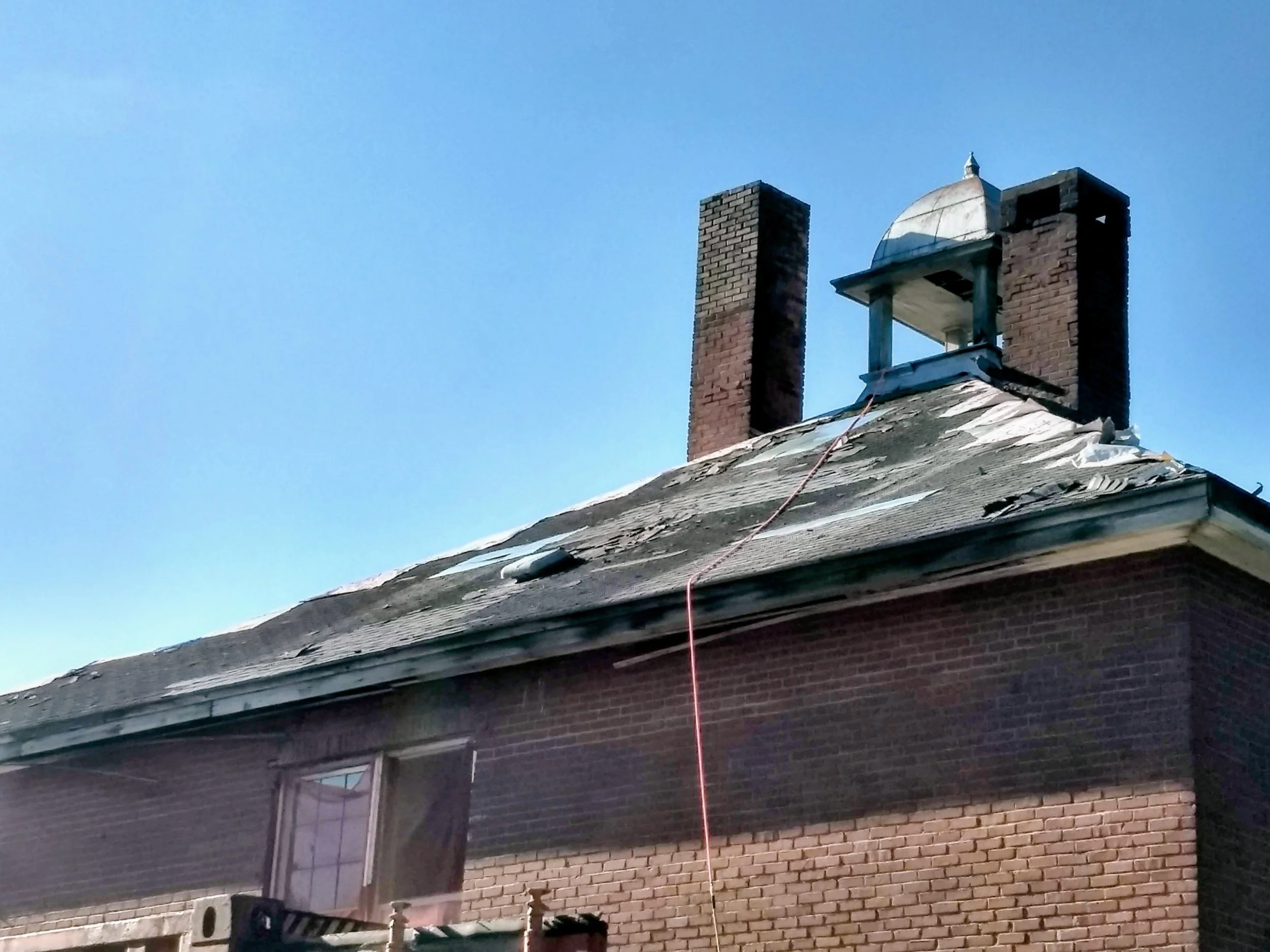 Old roof