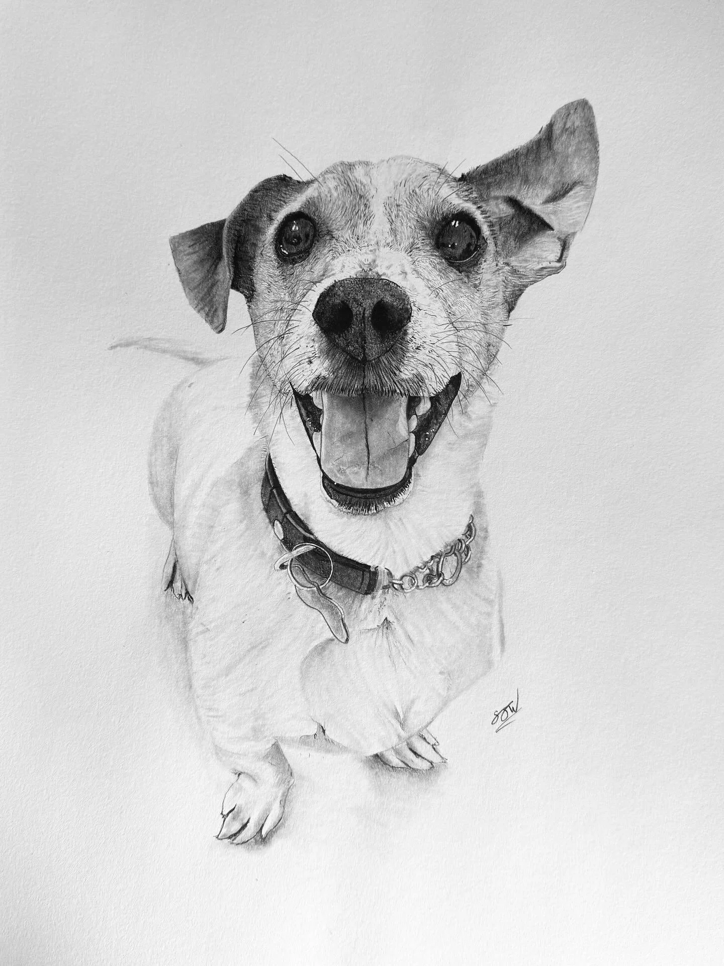 This handsome little dude got framed, finished and delivered to a customer yesterday. Commissions are open if anyone is interested.