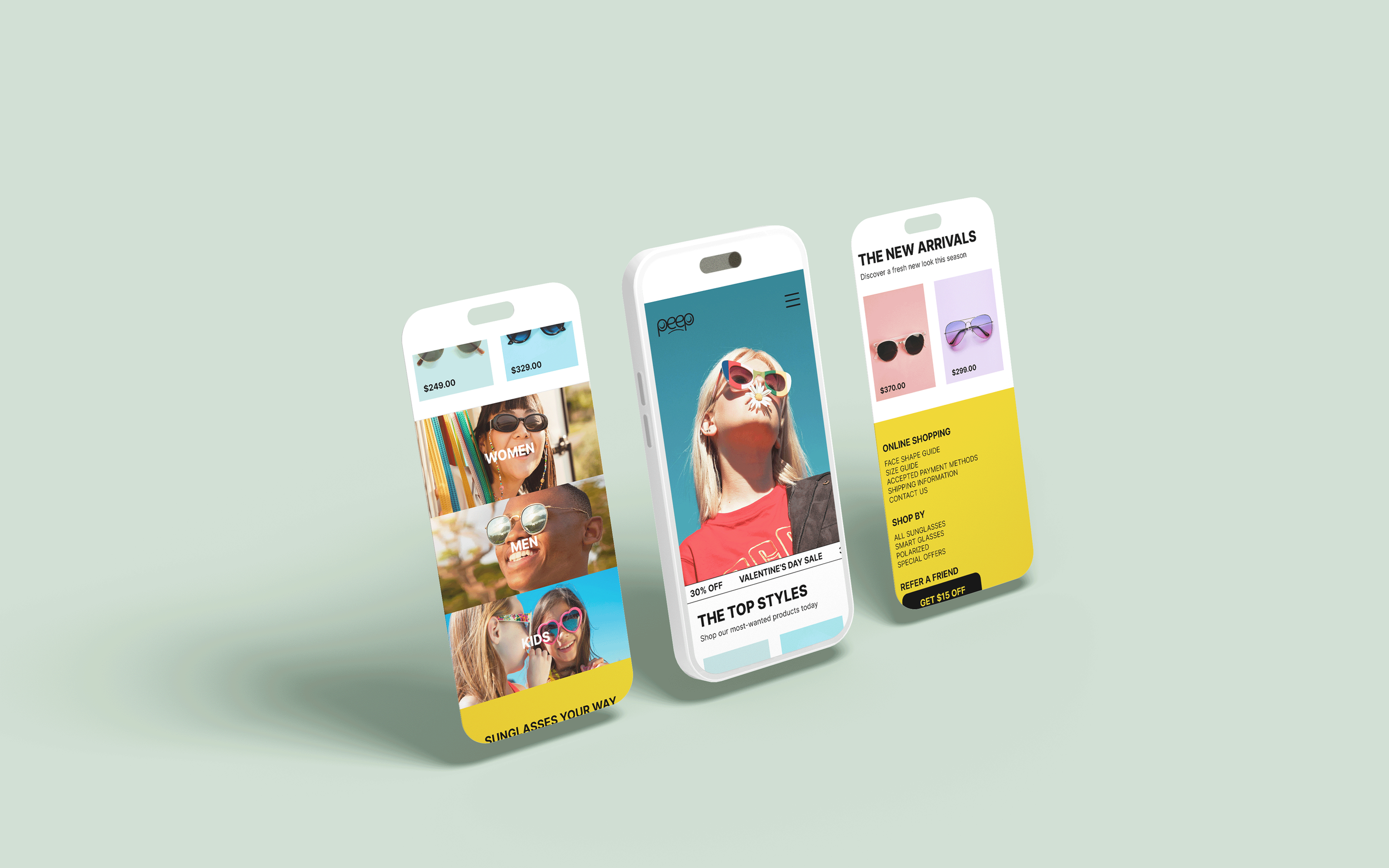 Peep Mobile Landing Page Screens.png