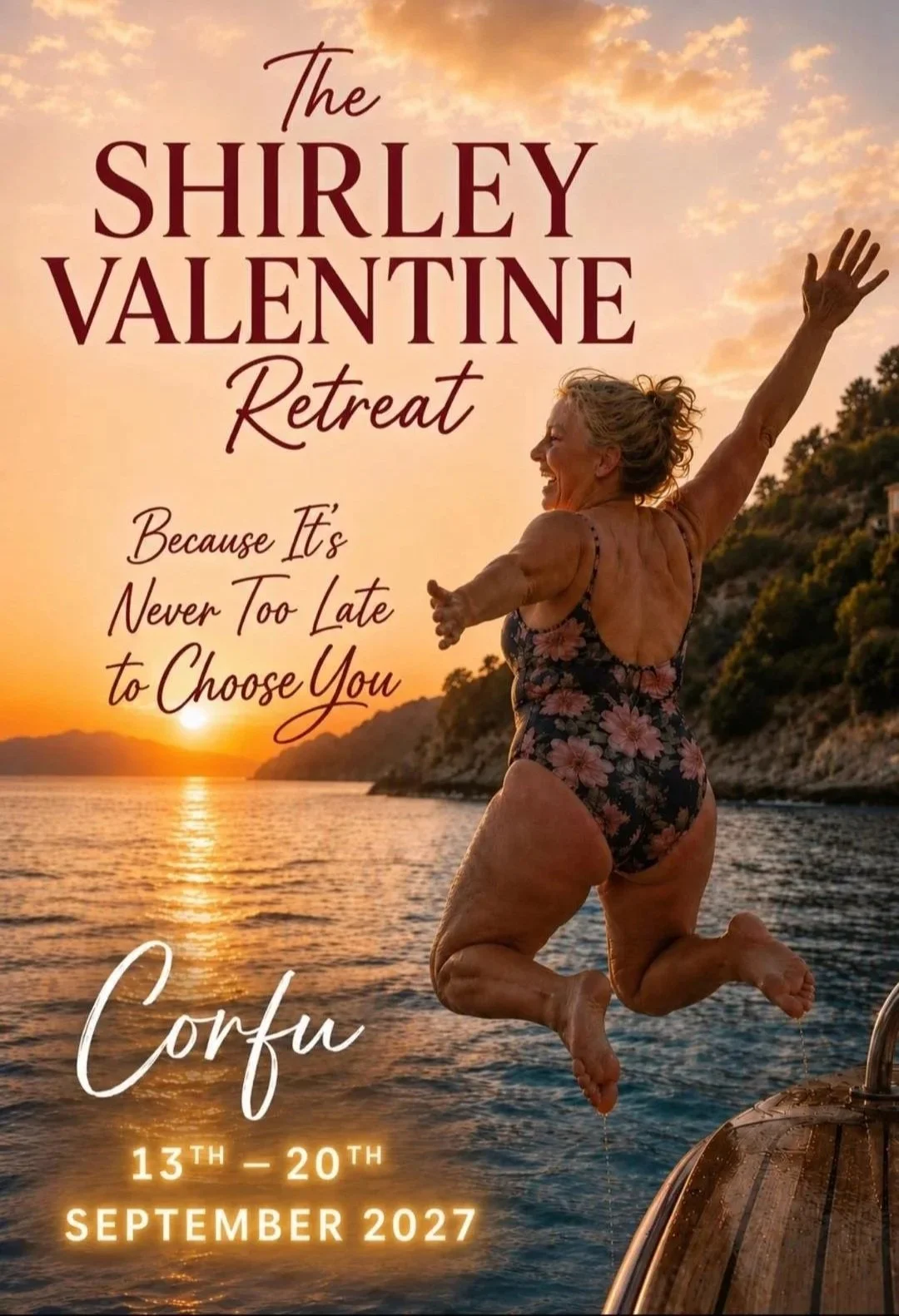 The Shirley Valentine Retreat ~ £250 Deposit Payment
