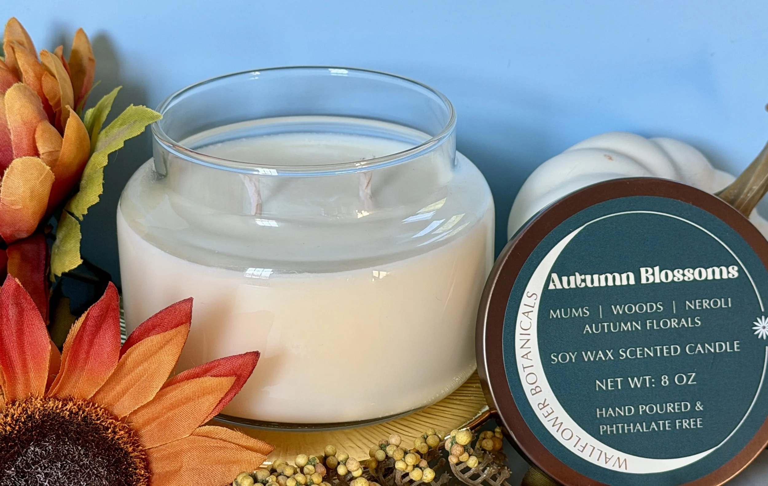 Autumn Blossoms Candle