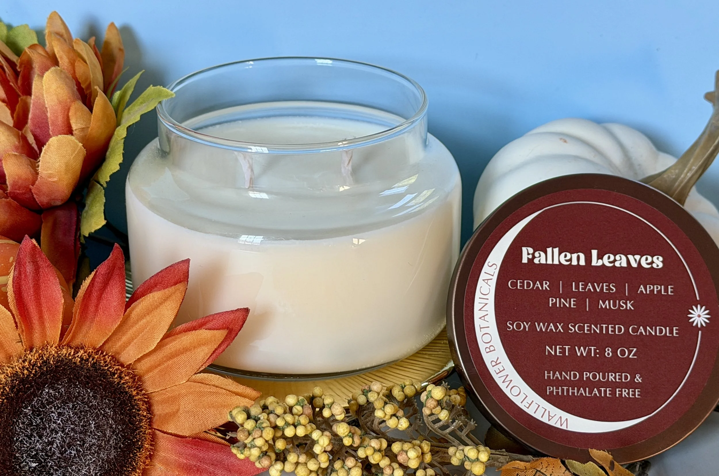 Fallen Leaves Candle